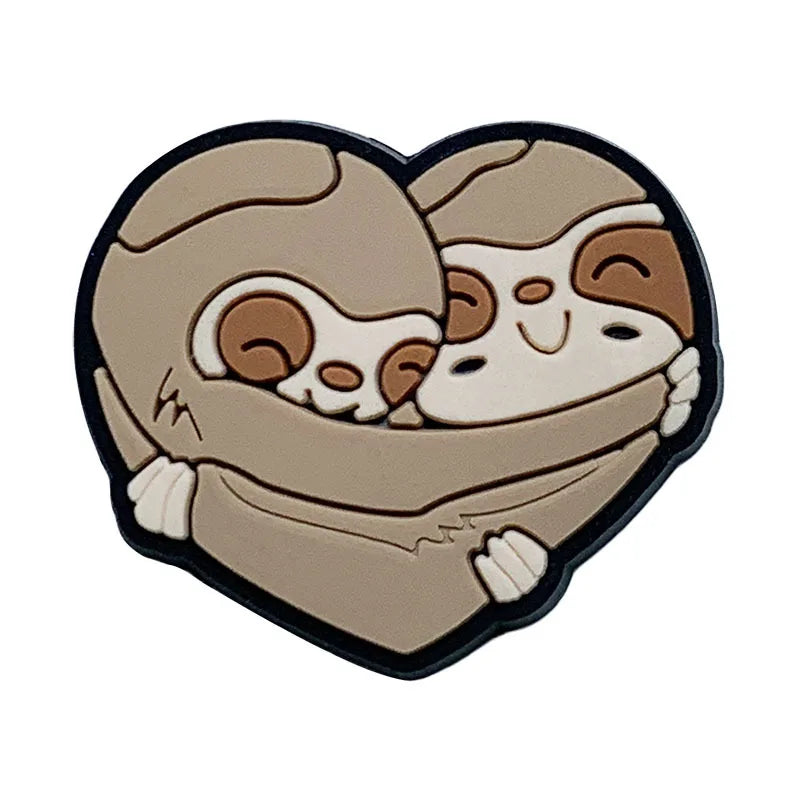 Adorable Sloth Shoe Charms for Crocs - Fun Jibbitz Accessories for Kids, Women & Men - Perfect for Sandals, Shoes & Party Favors - Great Gift Idea for Animal Lovers & Crocs Fans (Use for Everyday Wear, Beach Outings & Themed Parties)