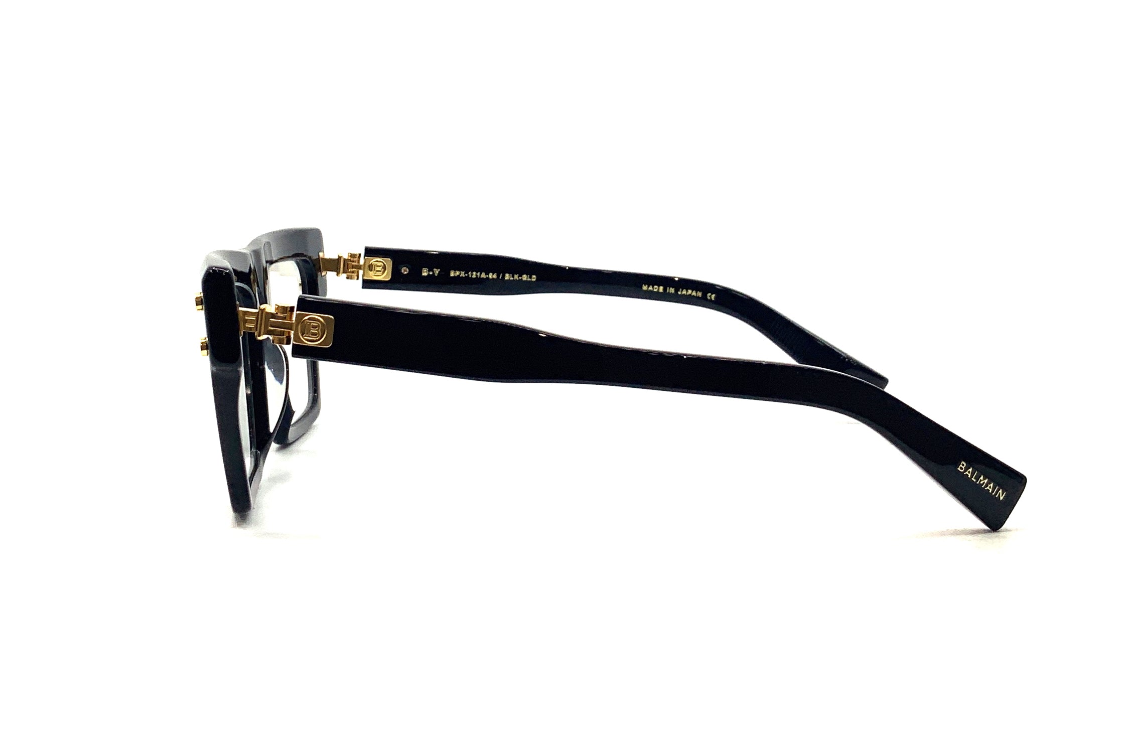 Balmain B V Sunglasses Black Gold - Luxury Designer Shades for Men & Women - Perfect for Outdoor Activities, Travel, and Fashion Statements