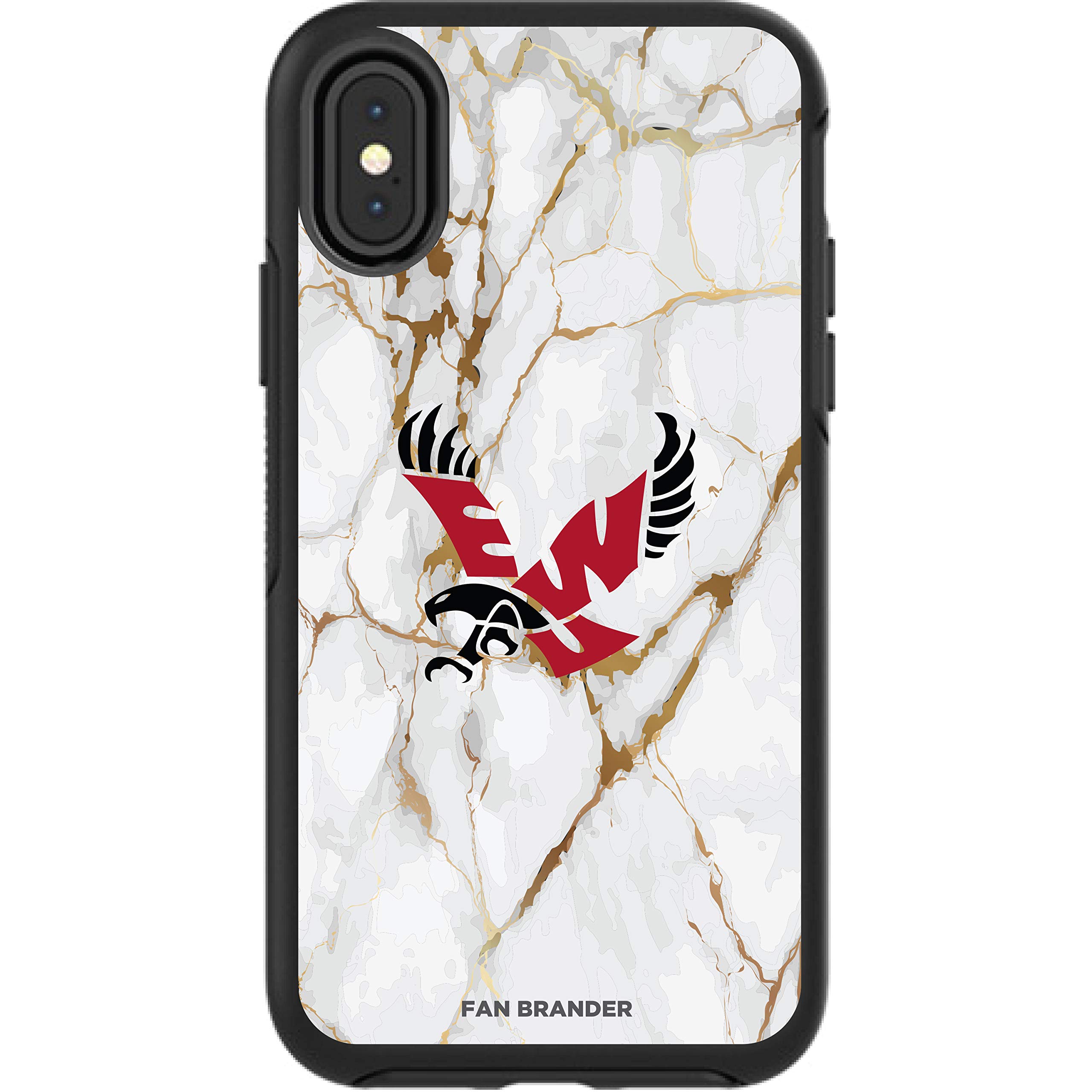 NCAA OtterBox Symmetry iPhone Case - White Marble Design for Apple iPhone | Durable Protection