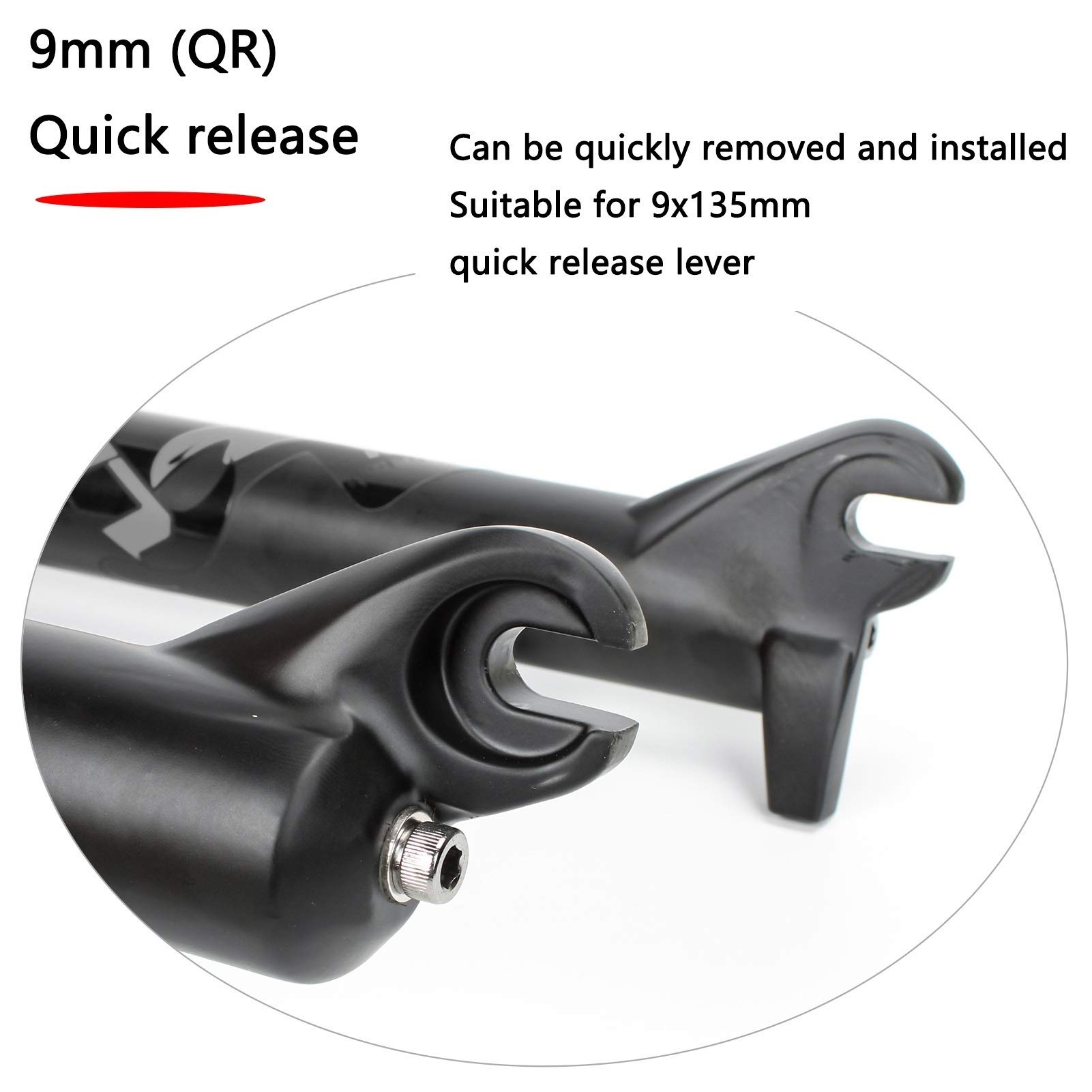 20 Inch Air Suspension Fork for Fat Tire Snow Bikes - Aluminum Alloy 4.0