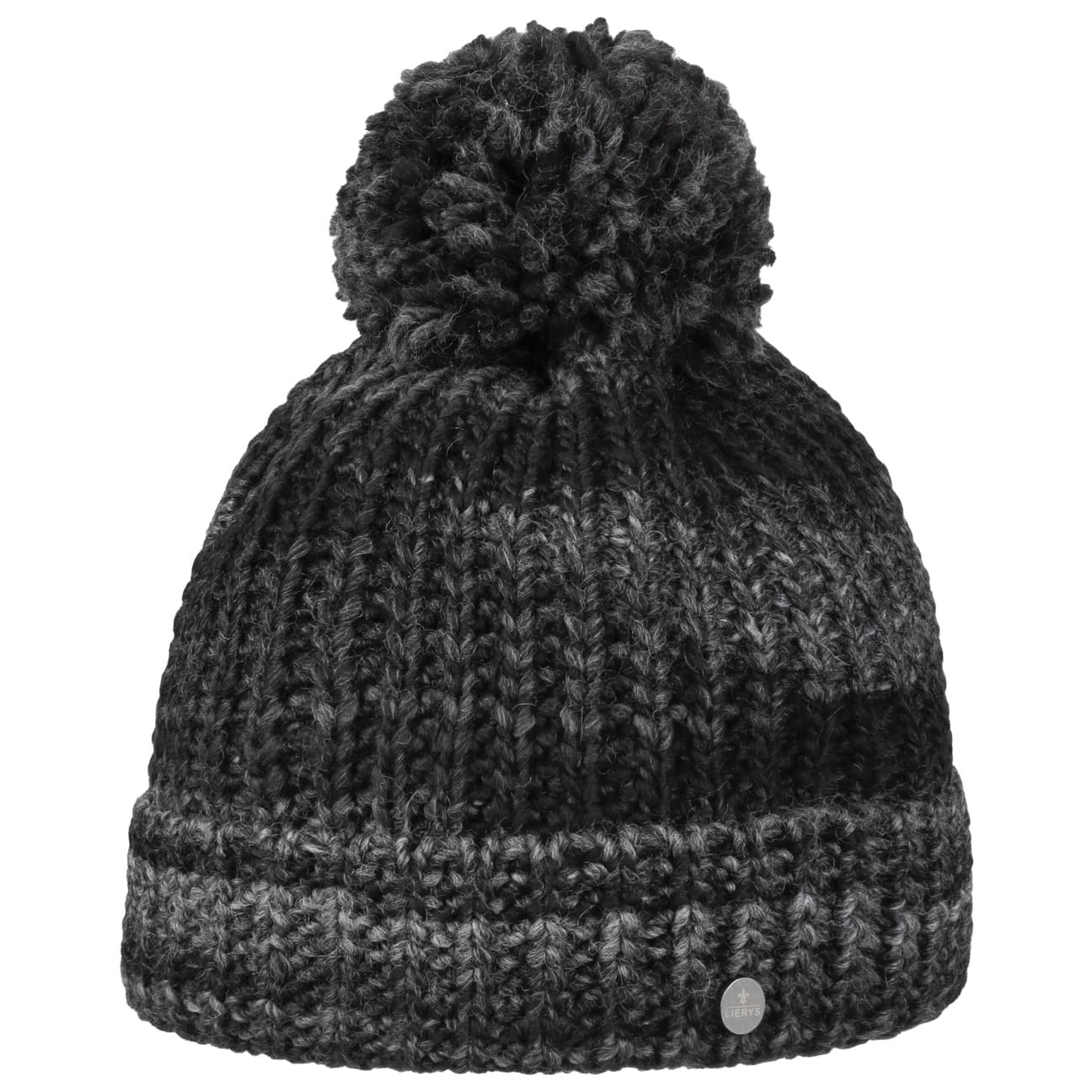 Lierys Finja Bobble Hat - Warm Winter Knit Beanie for Women & Men - Perfect for Skiing, Snowboarding & Outdoor Activities