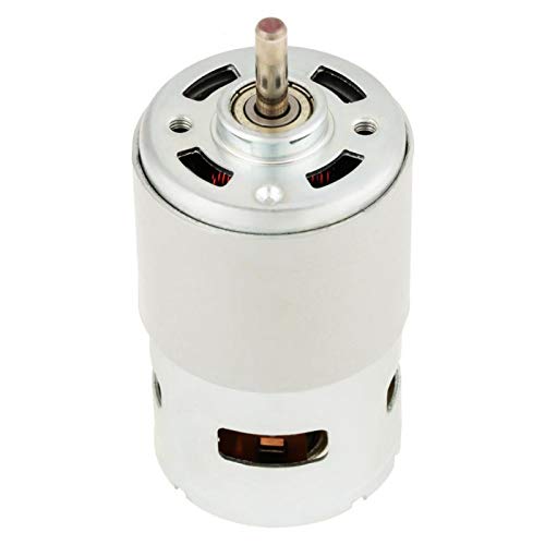 60W 12V DC Brushed Miniature Motor (775 Type, 0.32A) - High Torque Electric Motor for DIY Projects, Electric Fan Toys, Juice Machines, Power Tools & Electric Screwdrivers - Perfect for Home Workshops & STEM Education