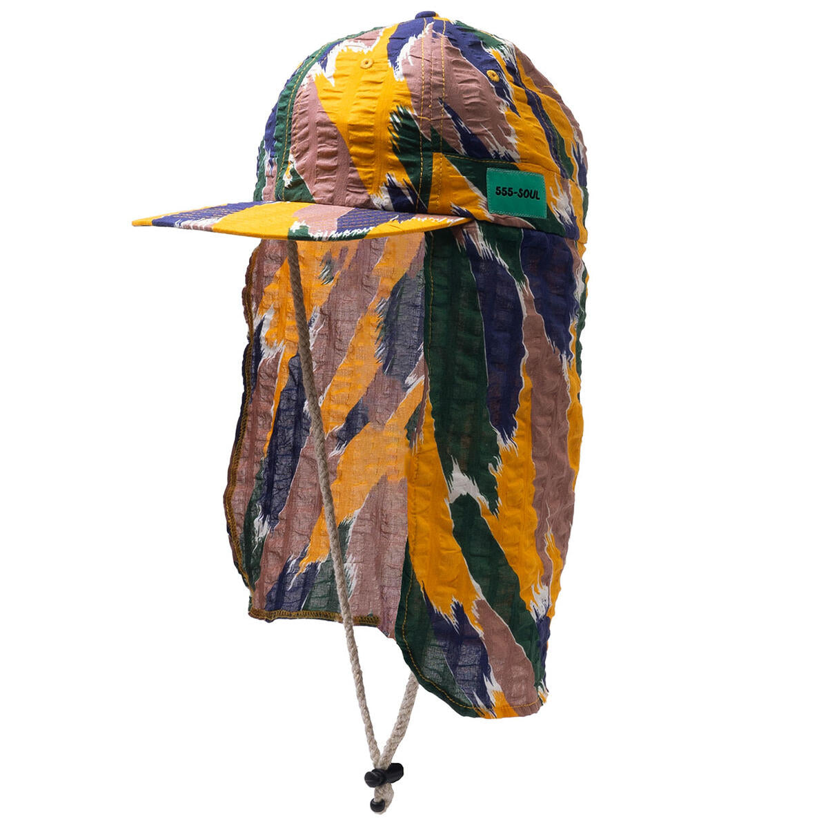 555 Soul Lower Deck J Sunshield Hat - UPF 50+ UV Protection, Adjustable & Breathable for Men & Women - Perfect for Hiking, Fishing, and Outdoor Adventures