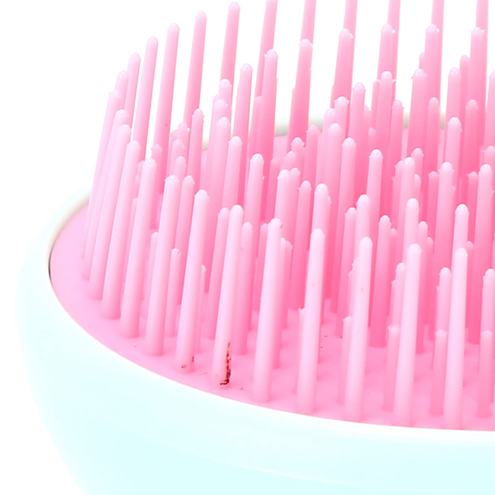 Egg Shape Hair Brush - Soft Silicone Scalp Massager & Comfortable Hair Comb for Stress Relief, Portable Mini Brush for Home, Office & Salon Use - Perfect for Relaxation, Travel & Daily Hair Care