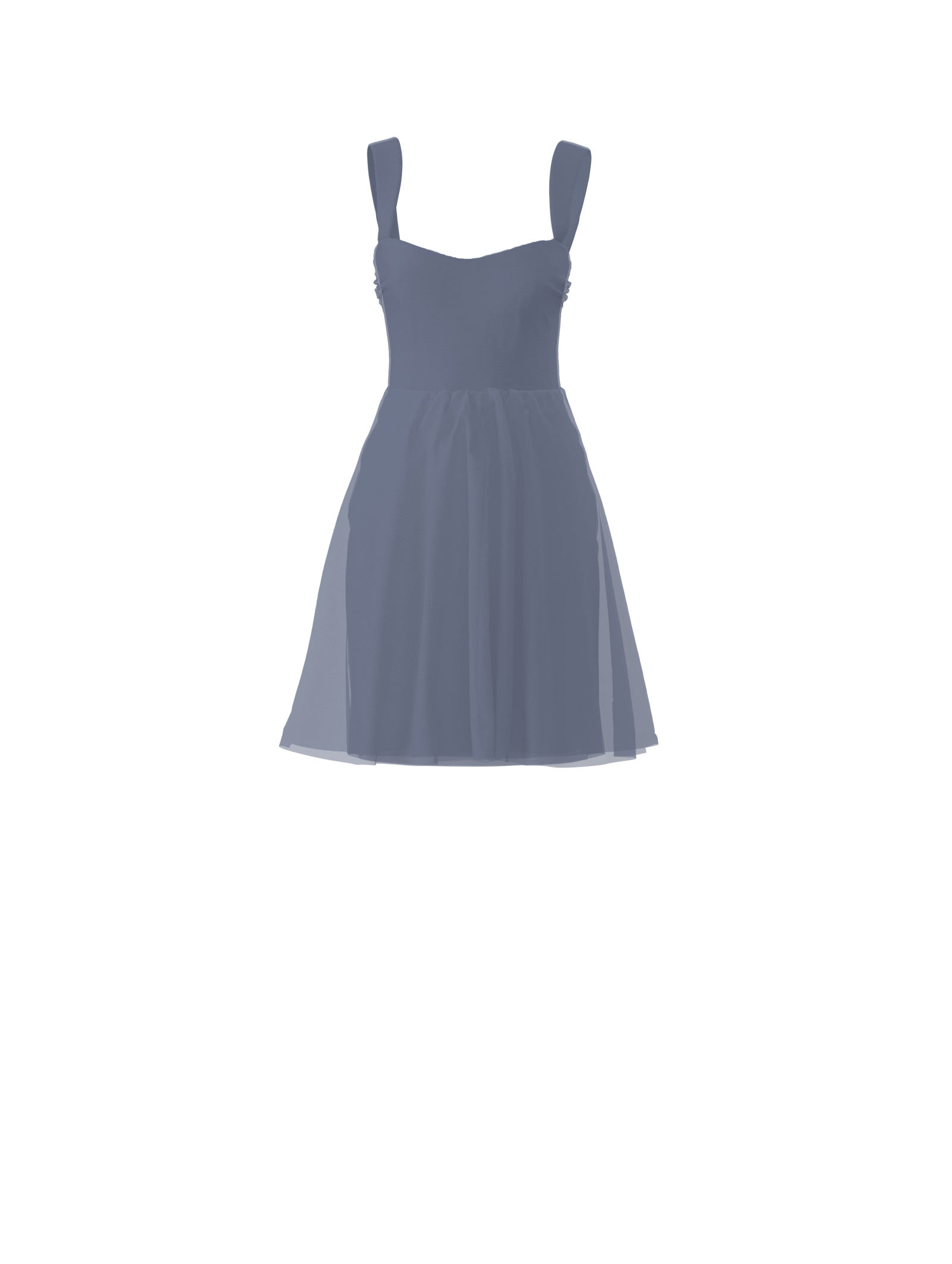 Alexis Bodice & Carla Skirt Set - Women's Fashion Outfit in Slate Color for Party, Date Night & Special Occasions