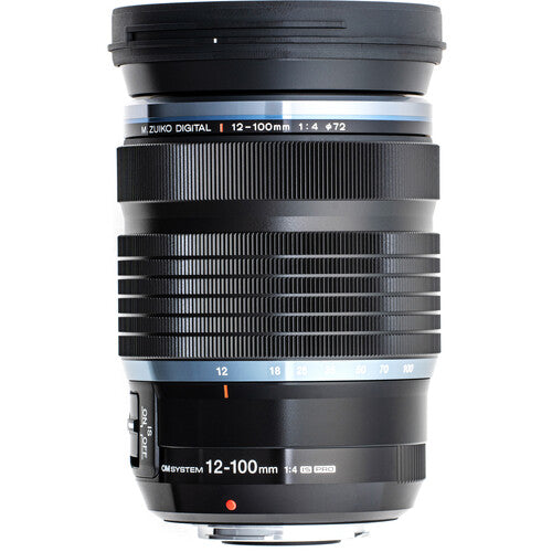 OM SYSTEM M.Zuiko Digital ED 12-100mm f/4 IS PRO Lens - Professional Zoom Lens for Micro Four Thirds Cameras - Perfect for Travel, Landscape & Portrait Photography
