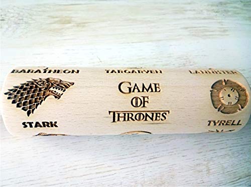 Personalized Family Names Embossed Rolling Pin - Laser Engraved Dough Roller for Custom Cookies, Pie Crusts & Pastry Making | Perfect for Holiday Baking, Family Gatherings & DIY Cookie Decorating
