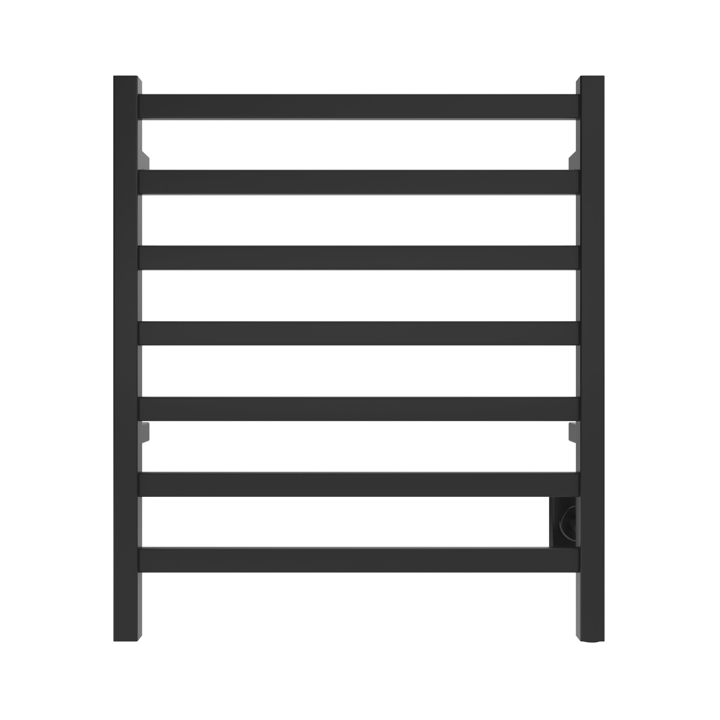 Kontour Square Plug-In or Hardwired Towel Warmer - 24W x 27H - Perfect for Bathroom, Spa & Luxury Home Heating