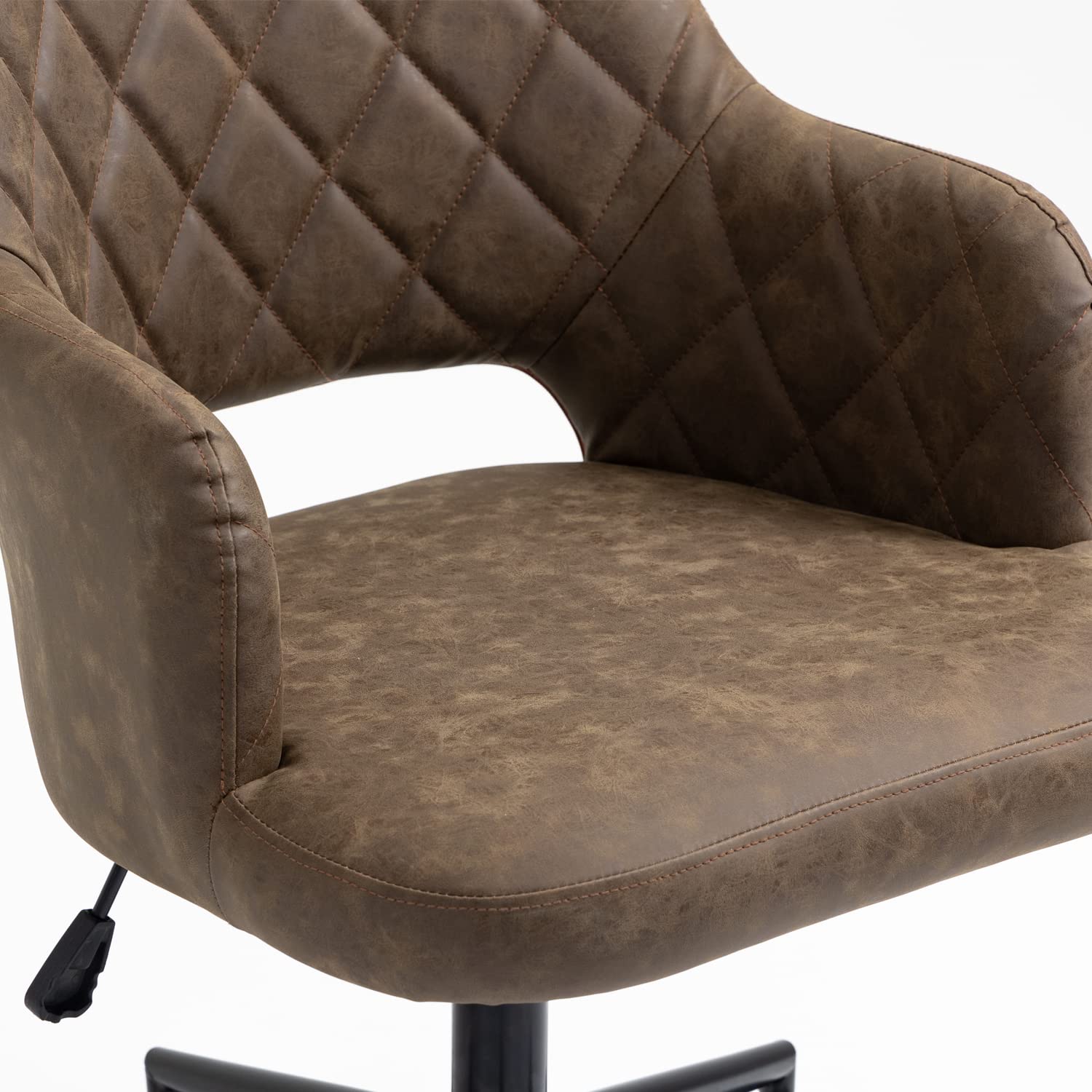 American Furniture Classics AW800 Ergonomic Office Chair - Mocha Brown - Adjustable Height & Lumbar Support for Home & Workspace Comfort