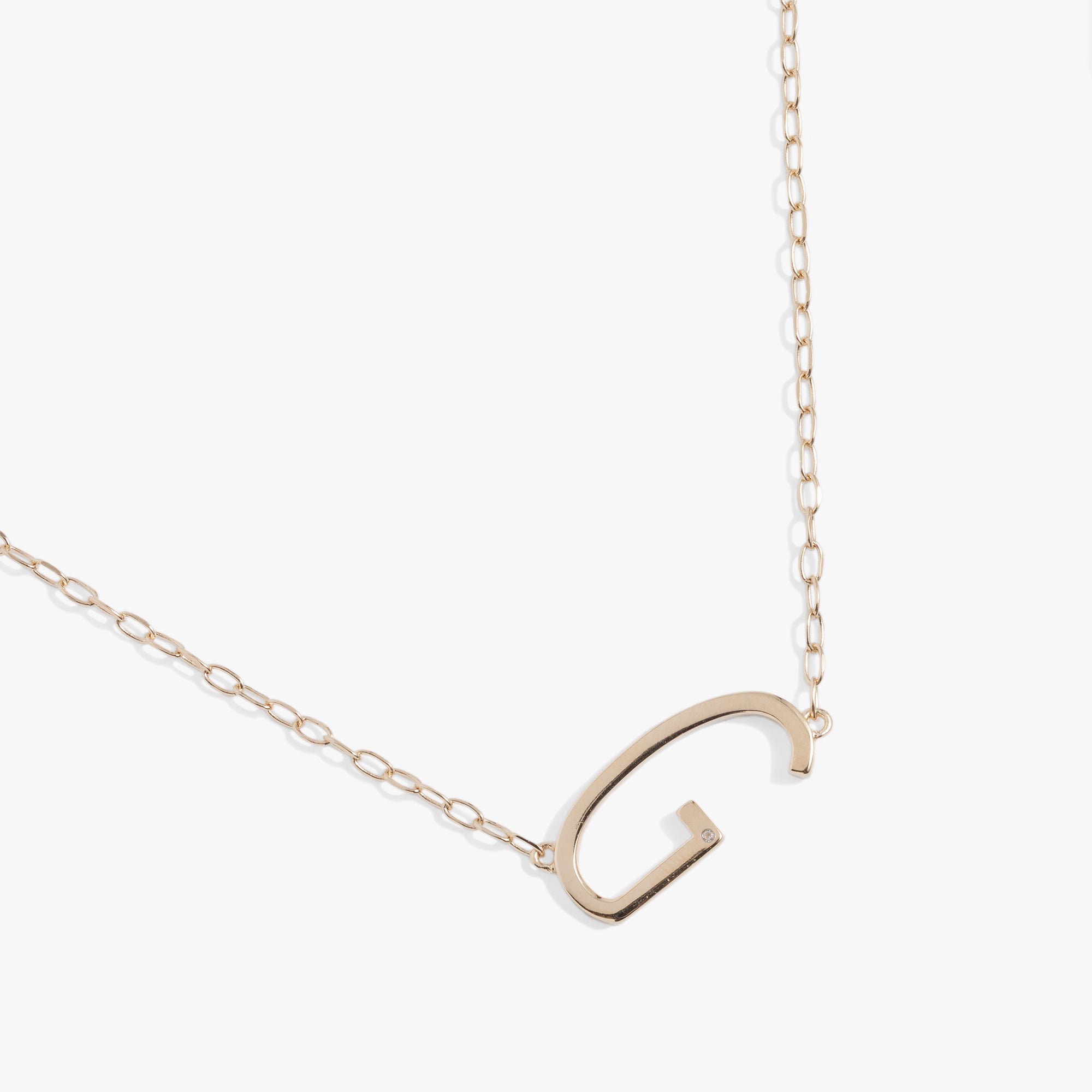 Initial G Precious Elongated Necklace - Elegant Personalized Jewelry for Women | Perfect for Gifts, Anniversaries & Special Occasions