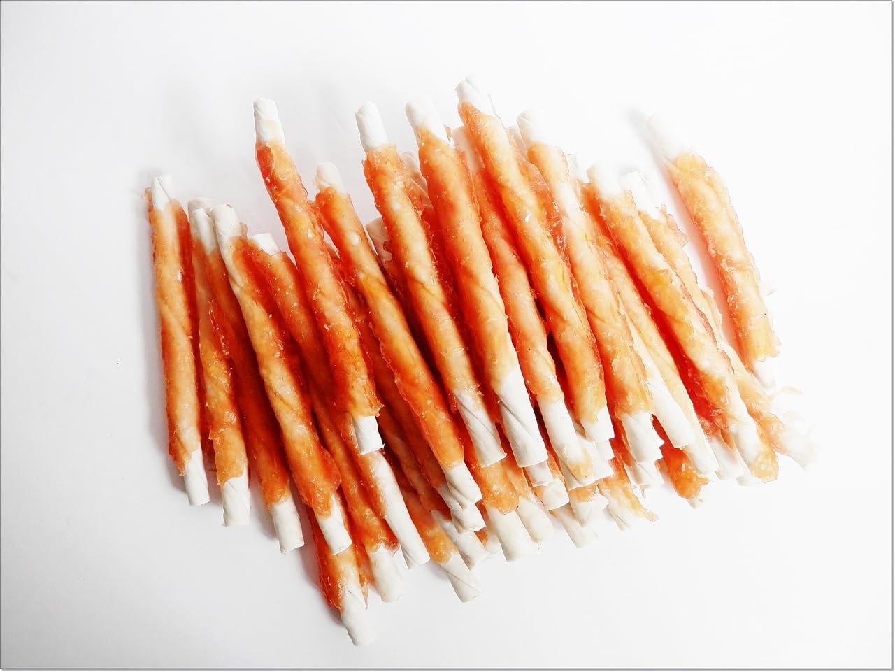 Natural Soft Chicken Wrapped Rawhide Dog Chews - Healthy Chicken Twists for Dogs - Long-Lasting Dental Dog Treats for Puppies & Adult Dogs - Perfect for Training, Teething & Chewing Needs