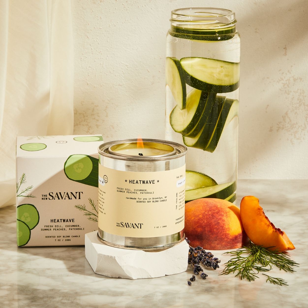 Savant Heatwave Scented Candle - Long-Lasting Aromatherapy Soy Wax Candle for Home, Relaxation & Romantic Ambiance - Perfect for Bedroom, Bath & Meditation Spaces
