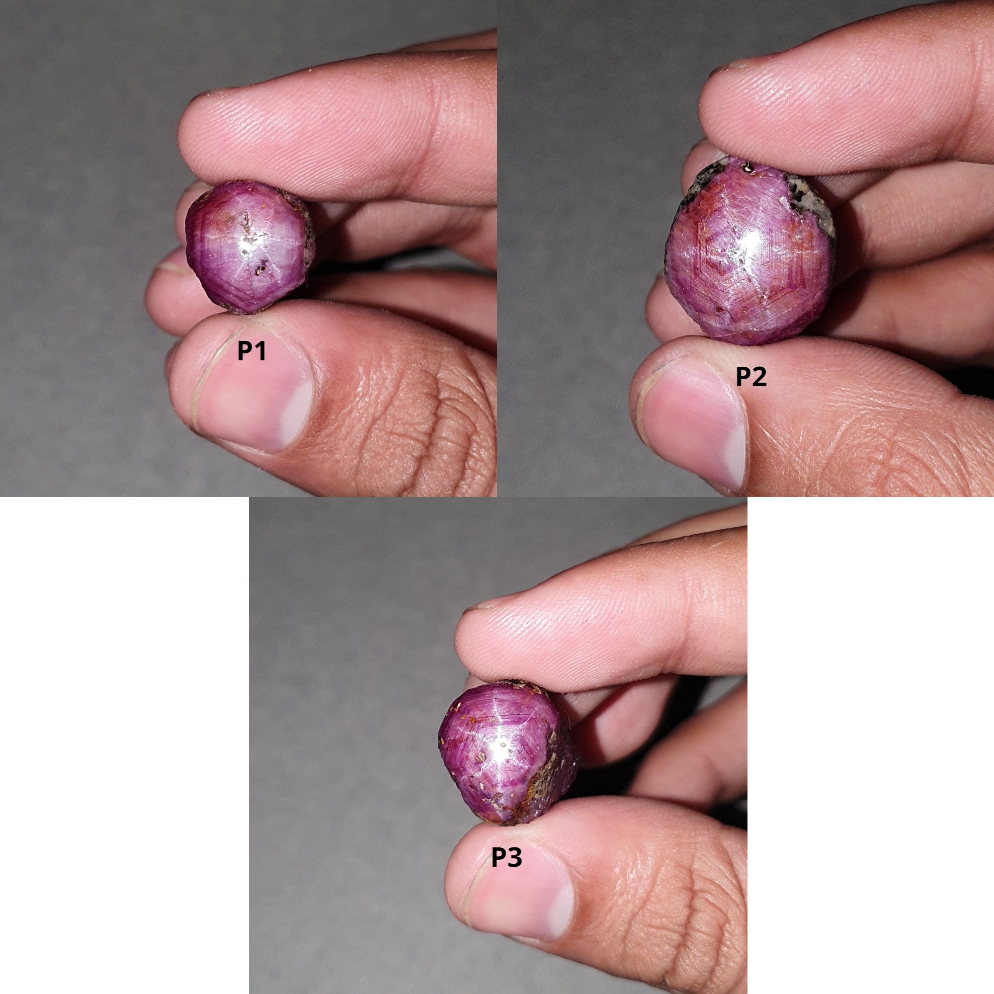 Natural Untreated Unheated Red 6-Ray Star Ruby Gemstone Wand - Johnson Mines | Uneven Shape for Jewelry Making, Healing Crystals & Spiritual Practices