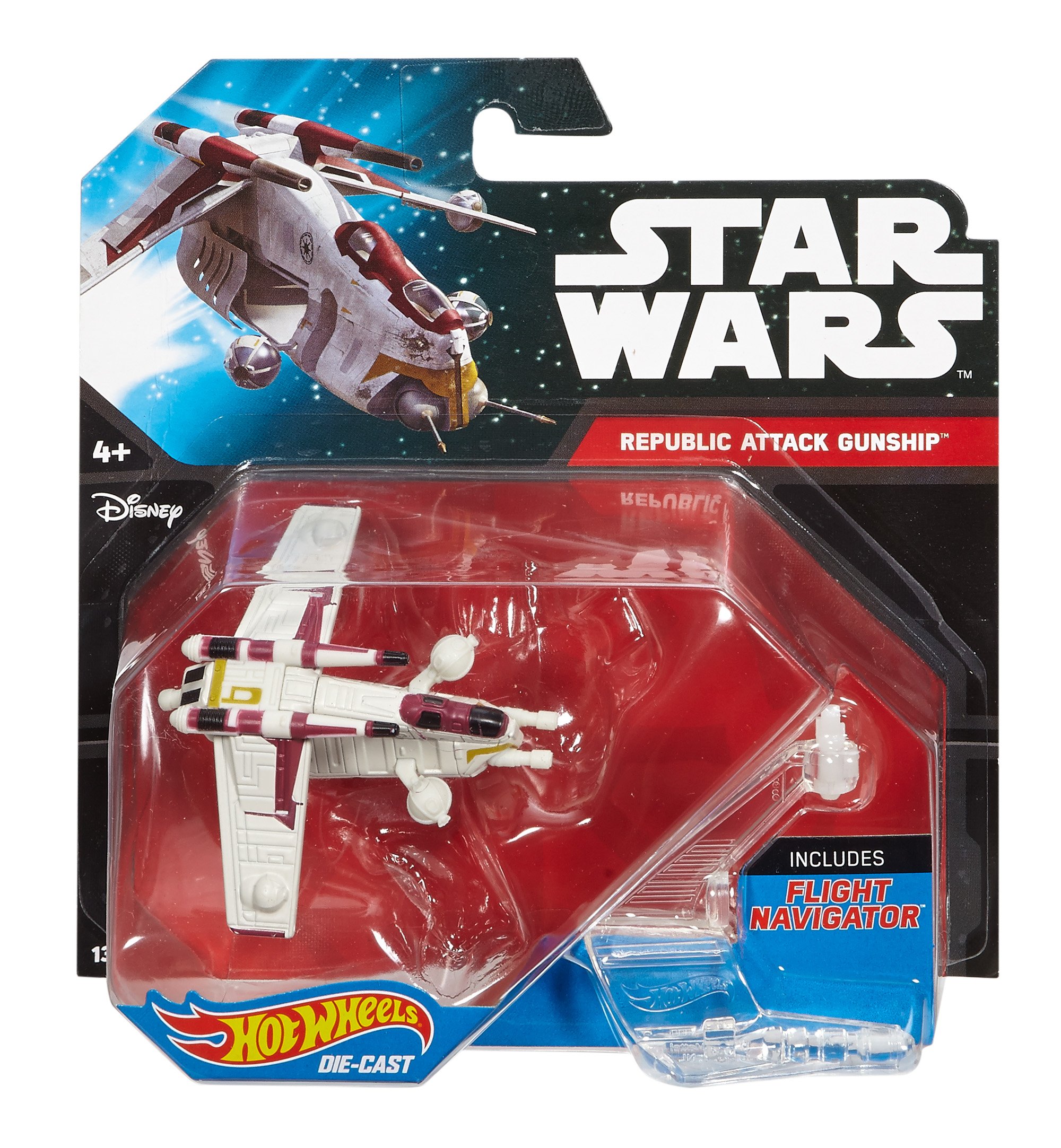 Hot Wheels Star Wars Republic Gunship Die-Cast Vehicle - Collectible Toy for Kids & Adults - Perfect for Display, Play & Star Wars Fans