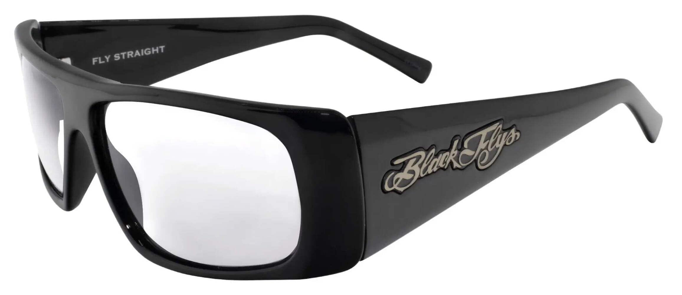 Black Flys Men's Fly Straight Sunglasses - Polarized Aviator Style for Driving, Outdoor & Fashion | UV Protection Classic Shades for Men