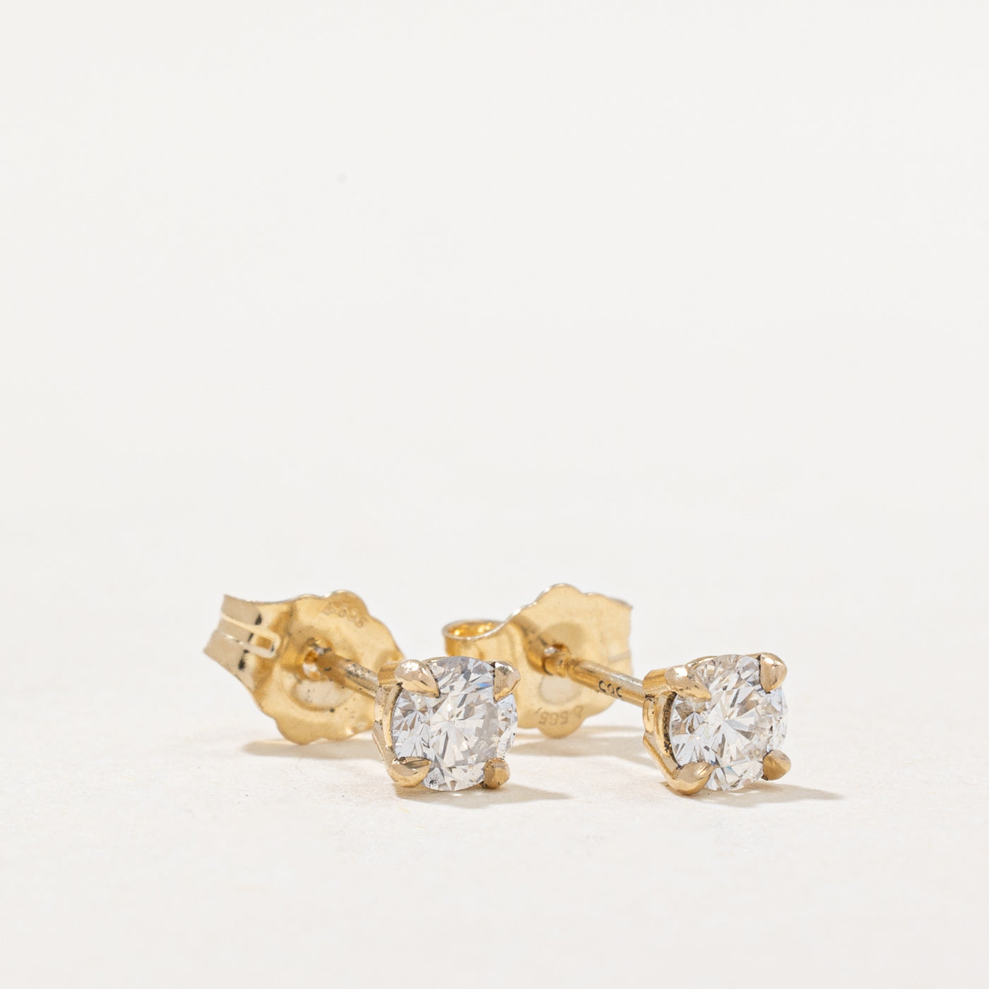 100 Ways Diamond Stud Earrings | 0.45ctw Round Cut Diamond Earrings for Women | Perfect for Weddings, Anniversaries & Everyday Elegance