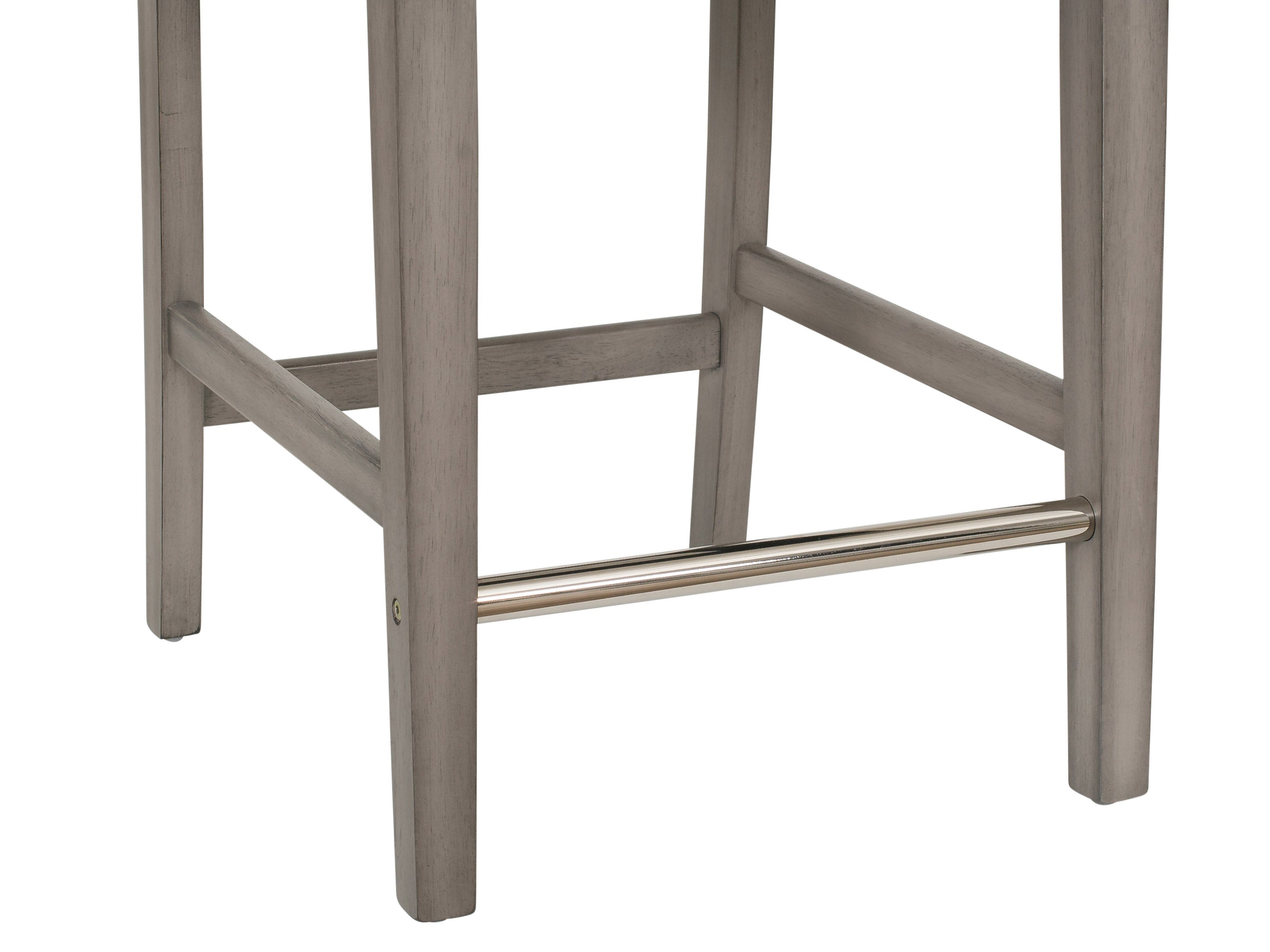 Beige Fabric Counter Height Stool - Adjustable 24