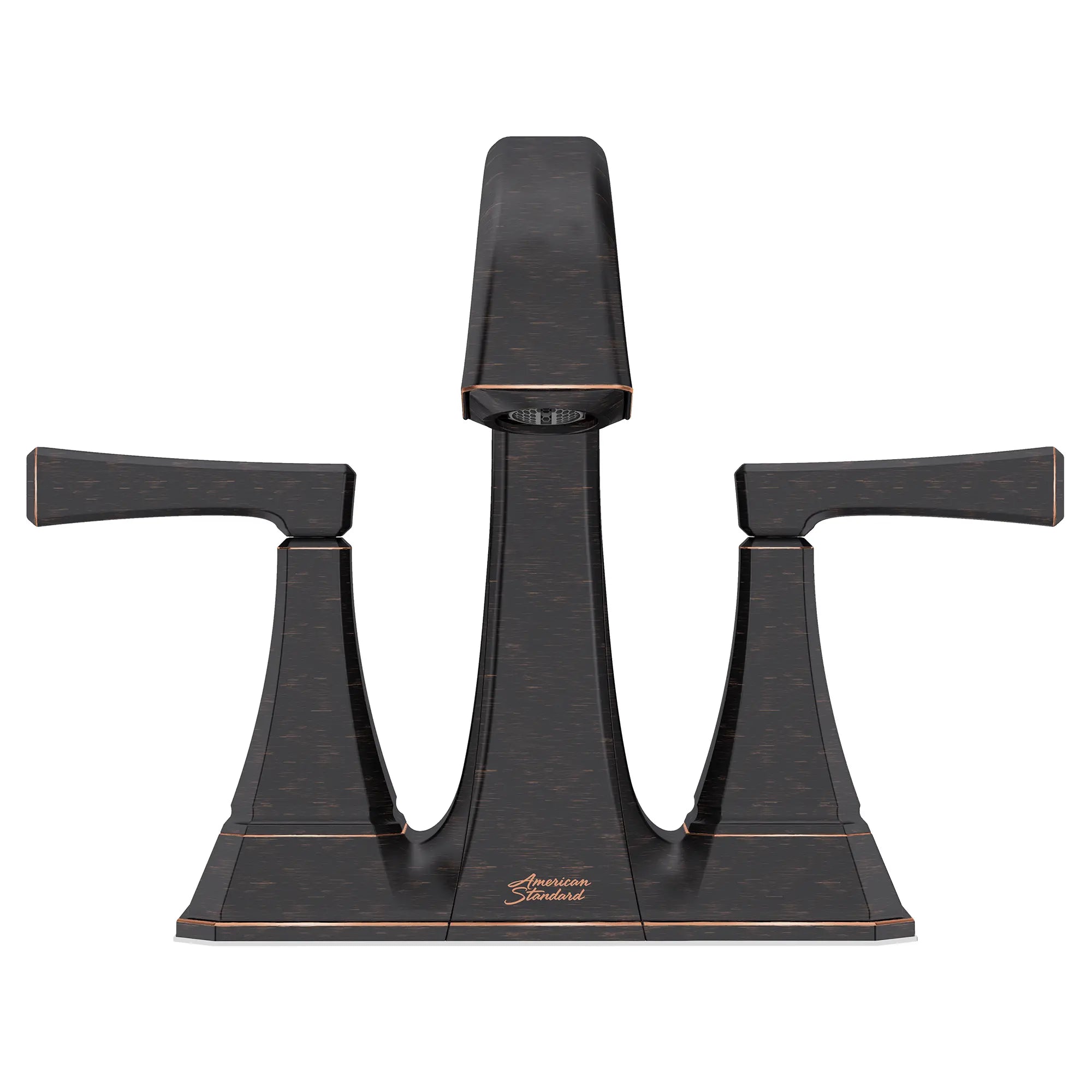 Crawford 4 Inch Centerset 2 Handle Bathroom Faucet - 1.2 GPM/4.5 LPM Water-Saving Design with Lever Handles - Perfect for Small Bathrooms, Powder Rooms & Vanities