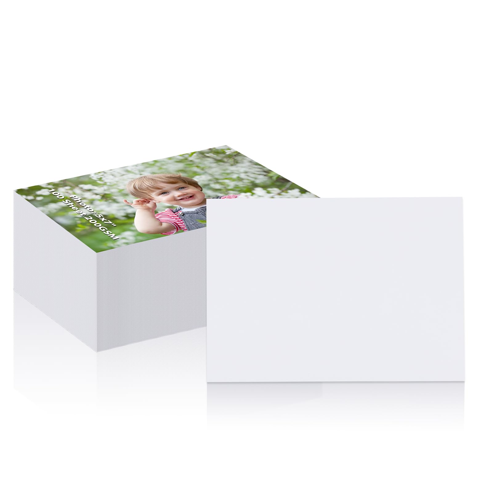 Premium Schliersee 100 Sheets 200 GSM Glossy Photo Paper for 5x7 Inkjet Printer - High-Quality Photo Printing for Home, Office & Professional Photography Projects