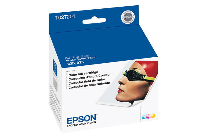 Epson T027201 820/925 Color Ink Cartridge - High-Quality Replacement for Epson Printers | Perfect for Home, Office & Photo Printing