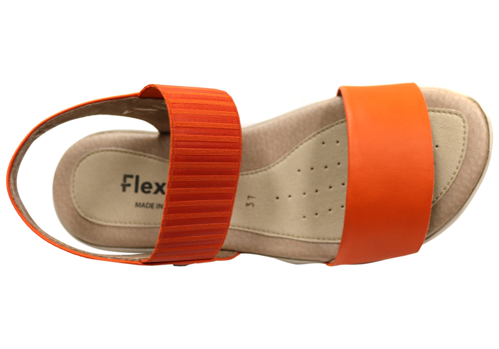 Flex & Go Lina Women's Comfortable Leather Sandals - Handmade in Portugal - Perfect for Beach Vacations, Summer Walks & Casual Outings