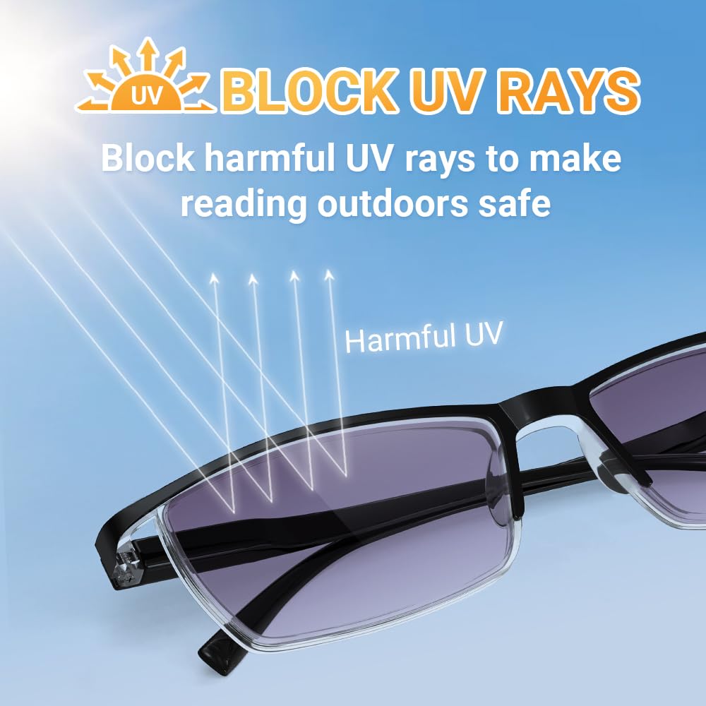 TERAISE Anti-Blue Light Reading Glasses for Men & Women - Computer Glasses with UV Protection for Office Work, Gaming & Screen Time