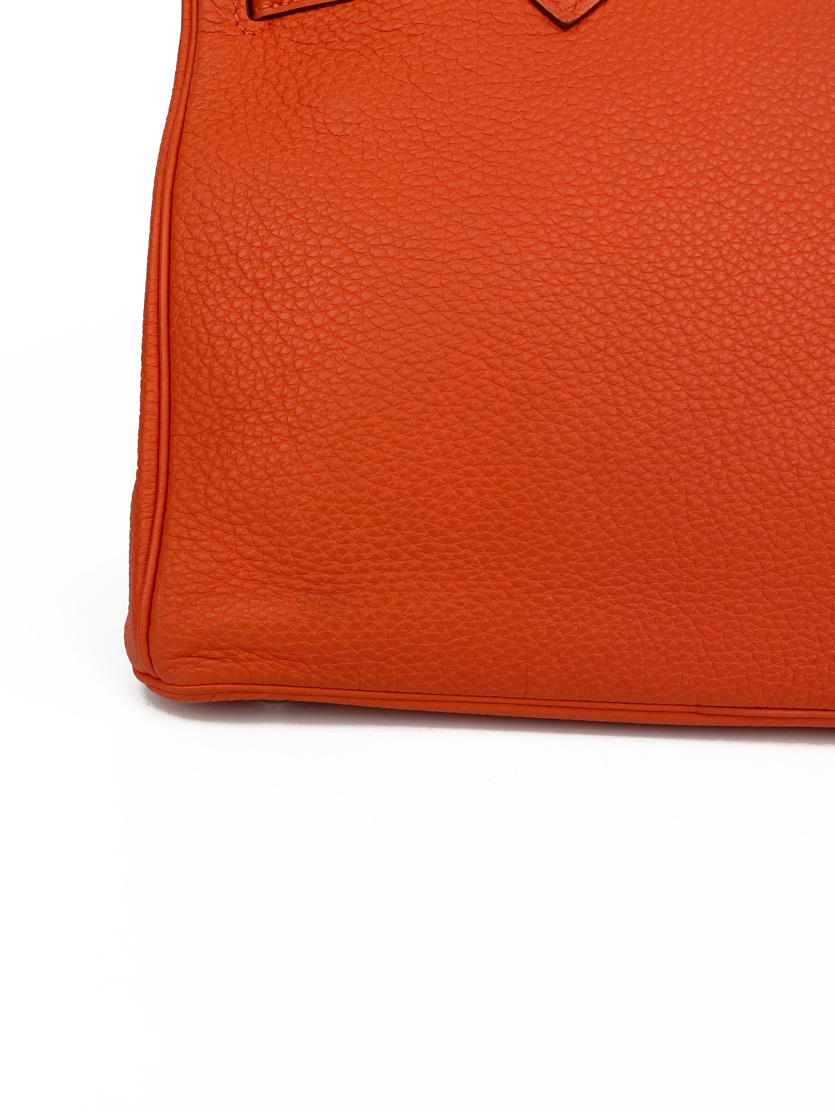 Hermes 30cm Birkin Bag in Vibrant Orange Poppy 8V - Luxury Designer Handbag for Women, Perfect for Work, Travel & Special Occasions