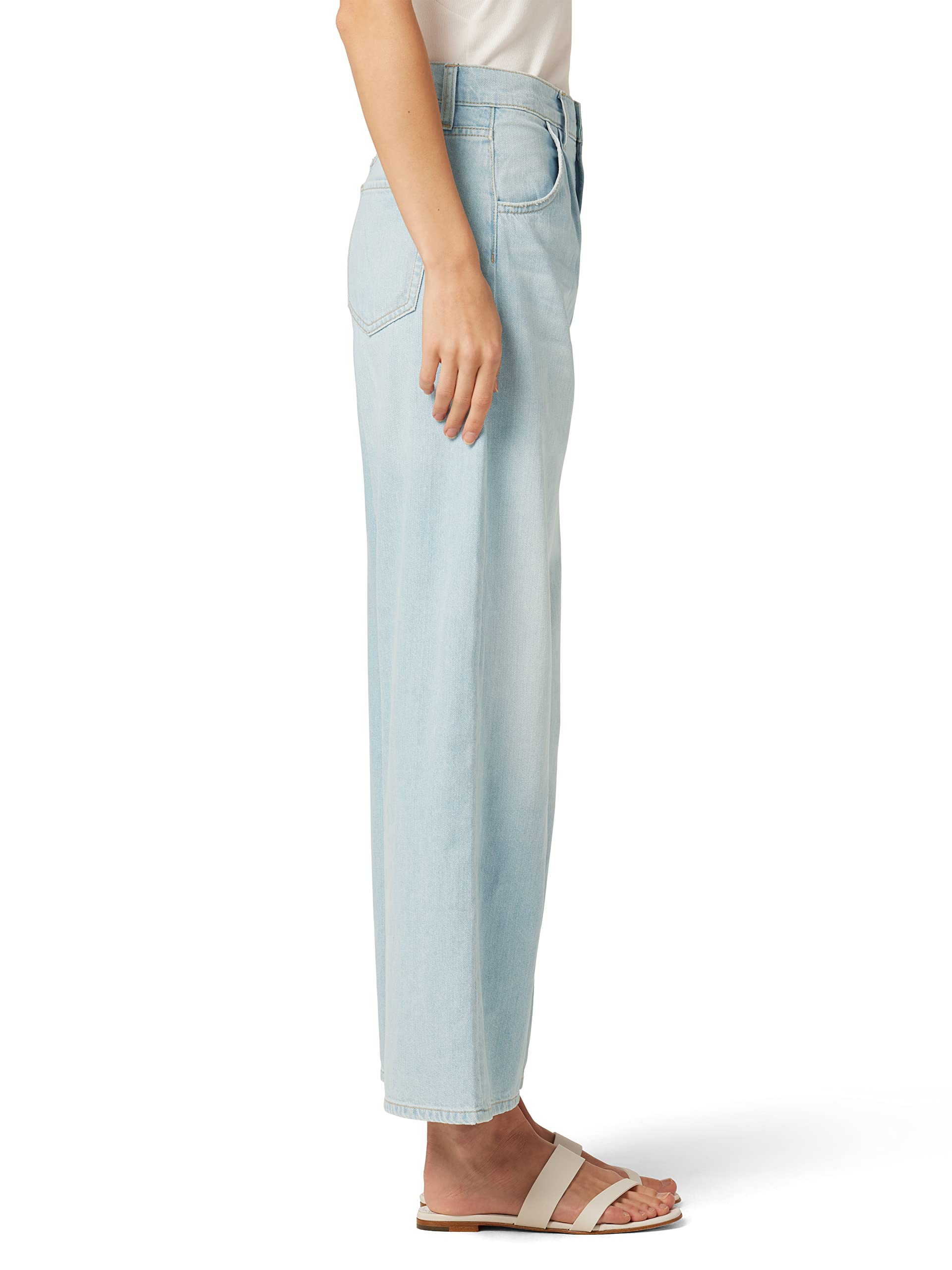 Joe's Women's Pleated Wide Leg Ankle Pants - Stylish Comfort for Work, Travel & Casual Outfits