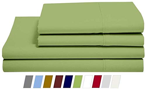 Premium 100% Certified Giza Egyptian Long Staple Cotton Sheets Set - Full Size 4-Piece Bedding with 18