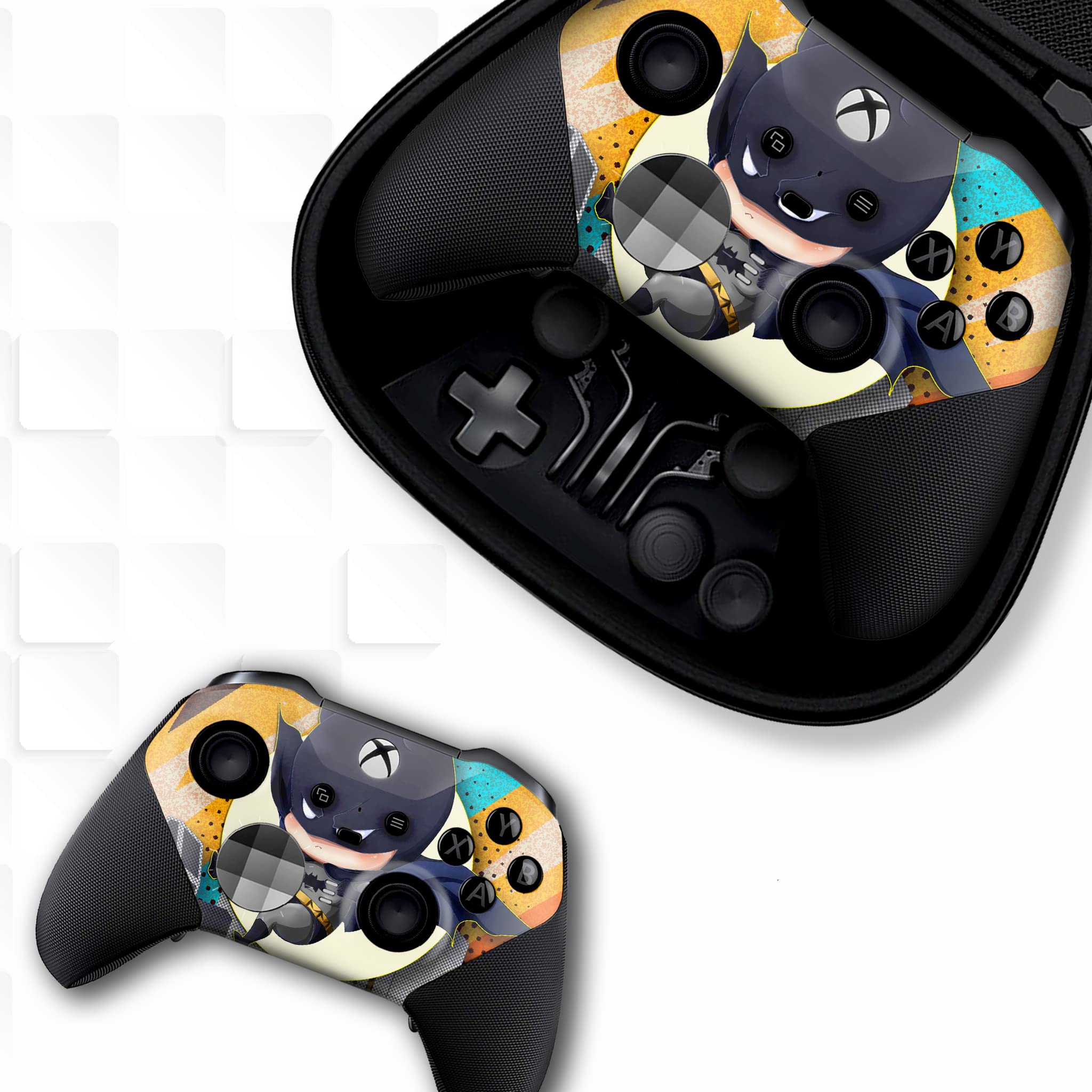 Custom Baby Batman Vengeance Wireless Controller for Xbox Elite Series 2 - Compatible with Xbox One/Series X/S - Premium Water Transfer Printed Design (Not a Skin) - Perfect for Gaming Enthusiasts and Batman Fans