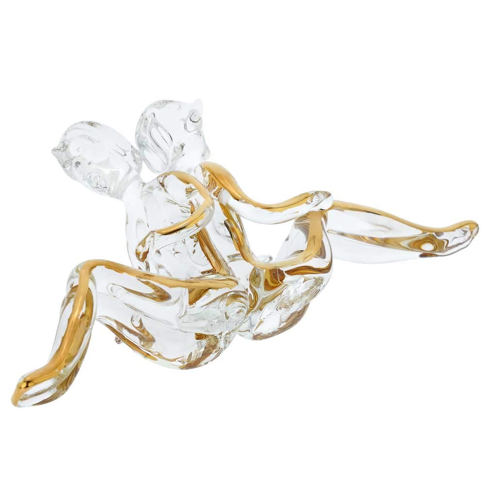 Authentic Murano Glass Zodiac Sign - Gemini by GlassOfVenice | Handcrafted Italian Art Glass Decor for Home, Office & Gift Giving