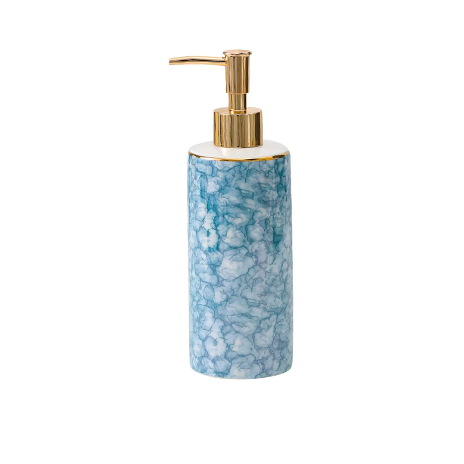 Premium Ceramic Soap Dispenser - Nordic Style Press Bottle for Bathroom, Shampoo & Shower Gel - Elegant Liquid Soap Container (Color: F) | Perfect for Spa, Luxury Bathroom & Modern Home Decor