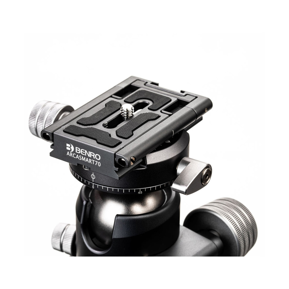 Benro ArcaSmart 70 Arca Swiss Plate with Smartphone Adapter - Professional Camera Mount for DSLR & Mirrorless - Perfect for Vlogging, Photography & Outdoor Shooting