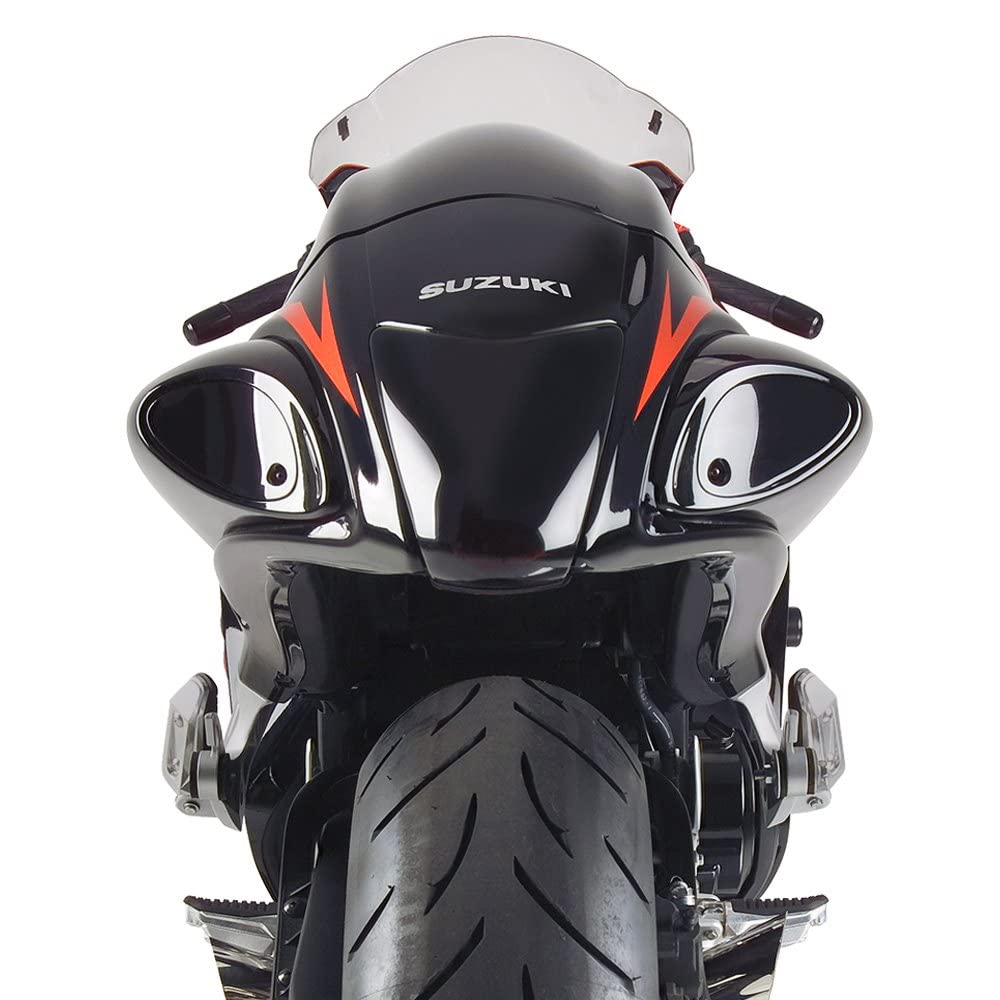 60802-1103 ABS Undertail with License Plate Light - Motorcycle Rear Fender for Harley, Honda, Yamaha - Perfect for Custom Bike Builds & Night Riding Safety