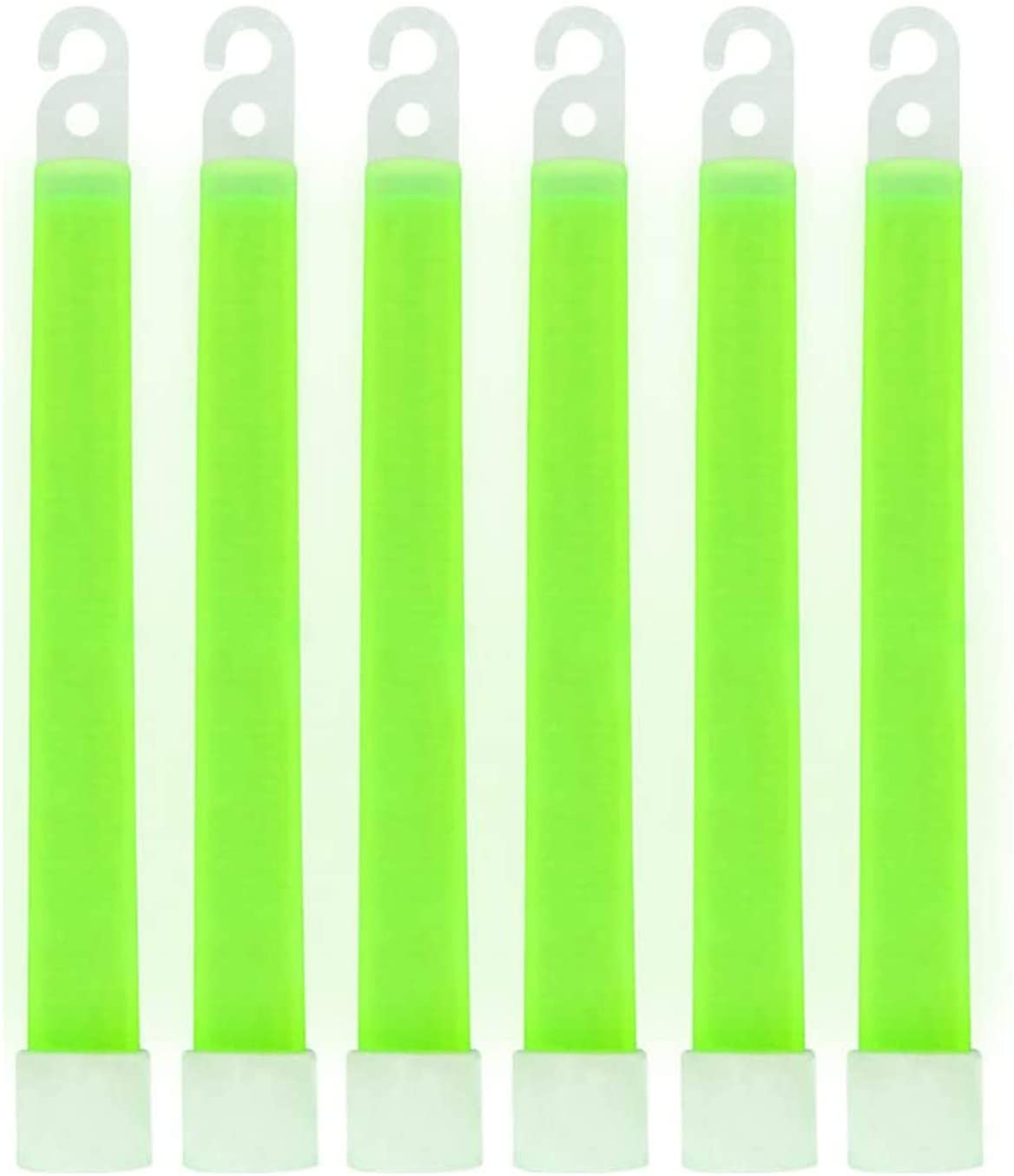 Green 6 Inch Glow Sticks - 12 Hour Ultra Bright Glow Party Supplies for Raves, Concerts, Camping & Emergency Kits