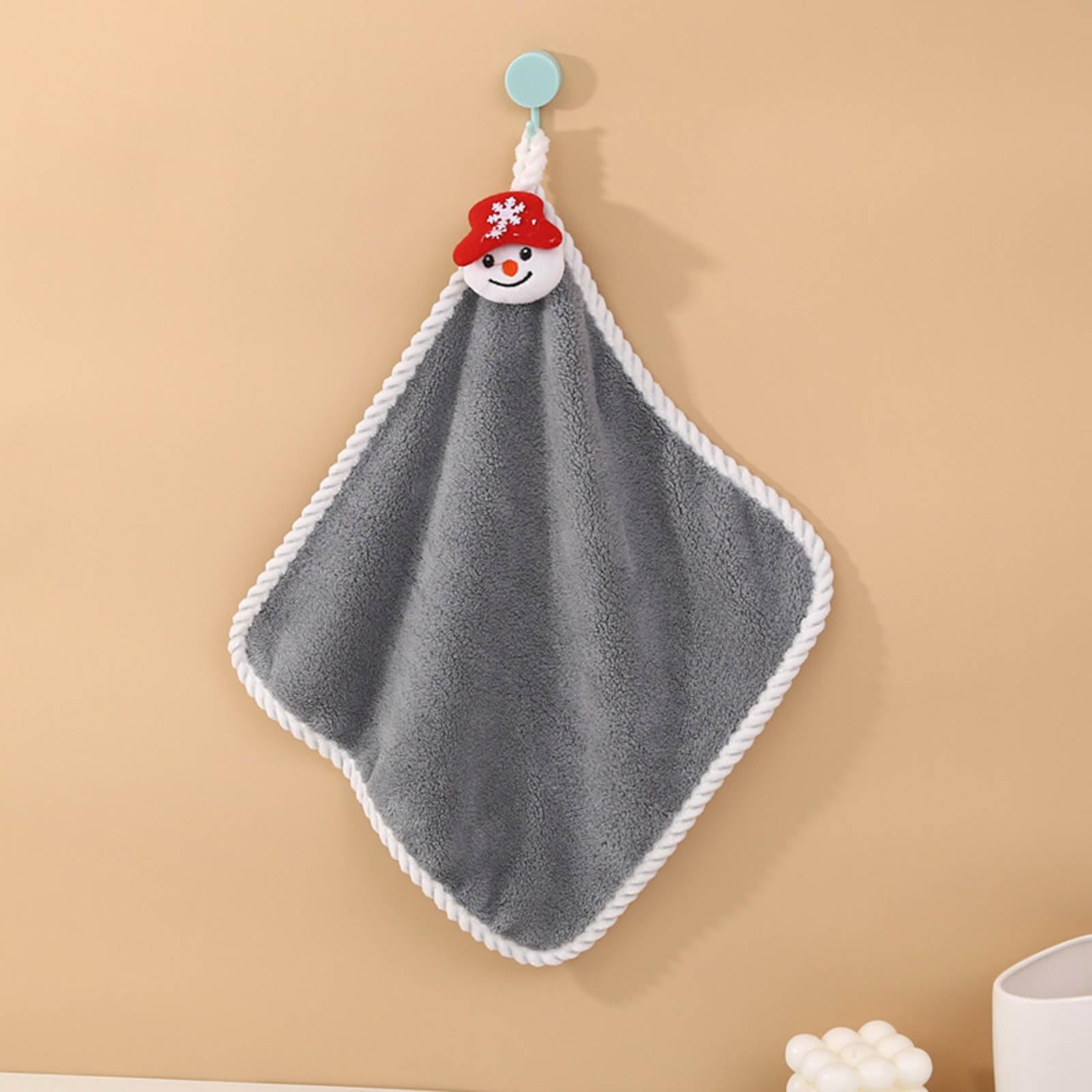 Cartoon Kids Hand Towels for Girls & Boys - Super Absorbent, Soft & Comfortable Washcloths with Hanging Loop - Perfect for Bathroom, Kitchen & Travel Use