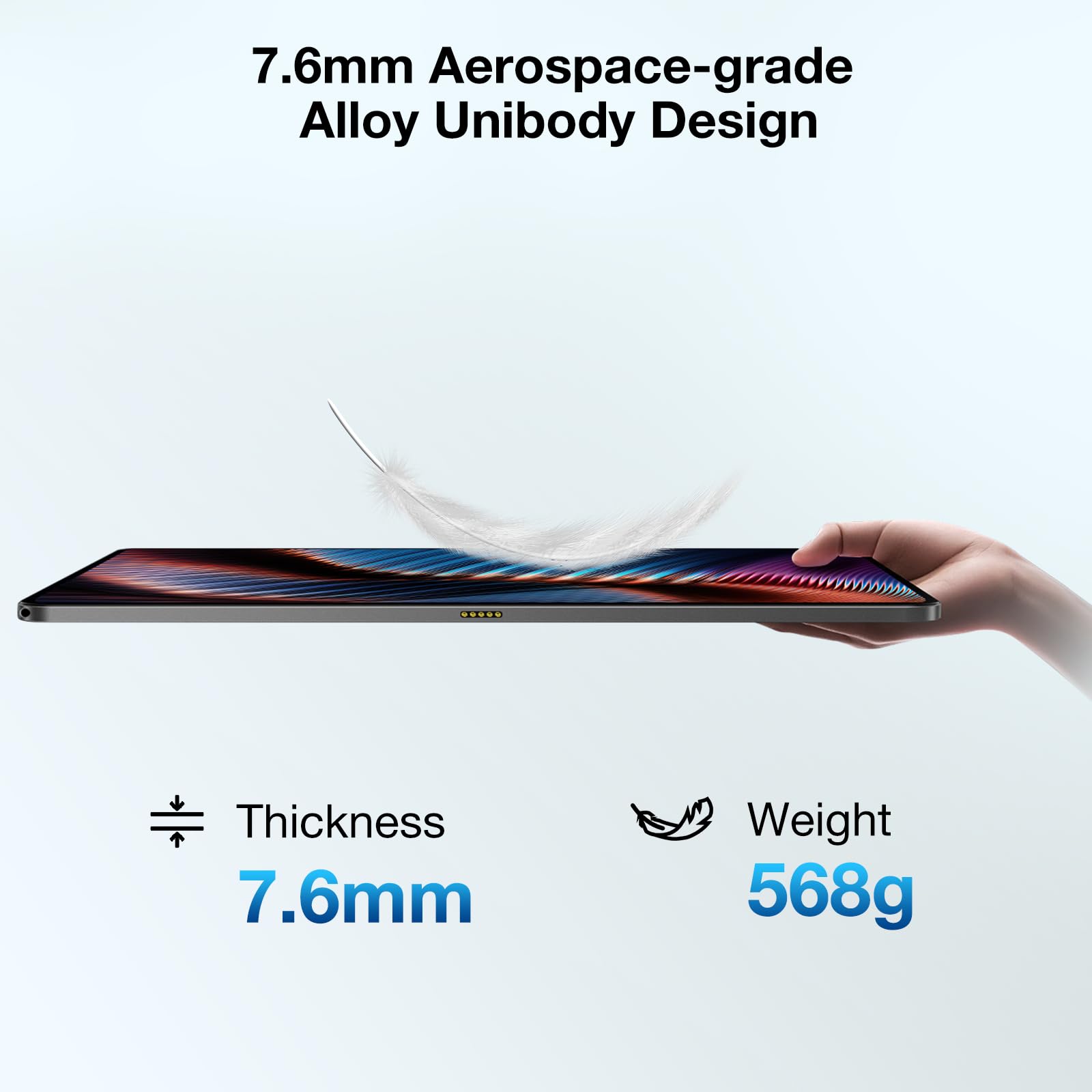 DOOGEE T40 PRO 12 Inch Android 14 Tablet - Helio G99 20GB RAM 512GB ROM (Expandable to 2TB) 2.4K Gaming Tablet with 10800mAh Battery, 16MP+8MP Camera, 4G Dual SIM, 5G WiFi, GPS, Widevine L1 - Perfect for Gaming, Streaming & Work on the Go