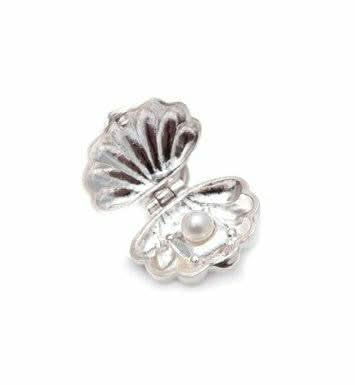 Magical Charm Silver Shell Pendant for Good Luck - Perfect for Jewelry Making, Gifts & Spiritual Protection