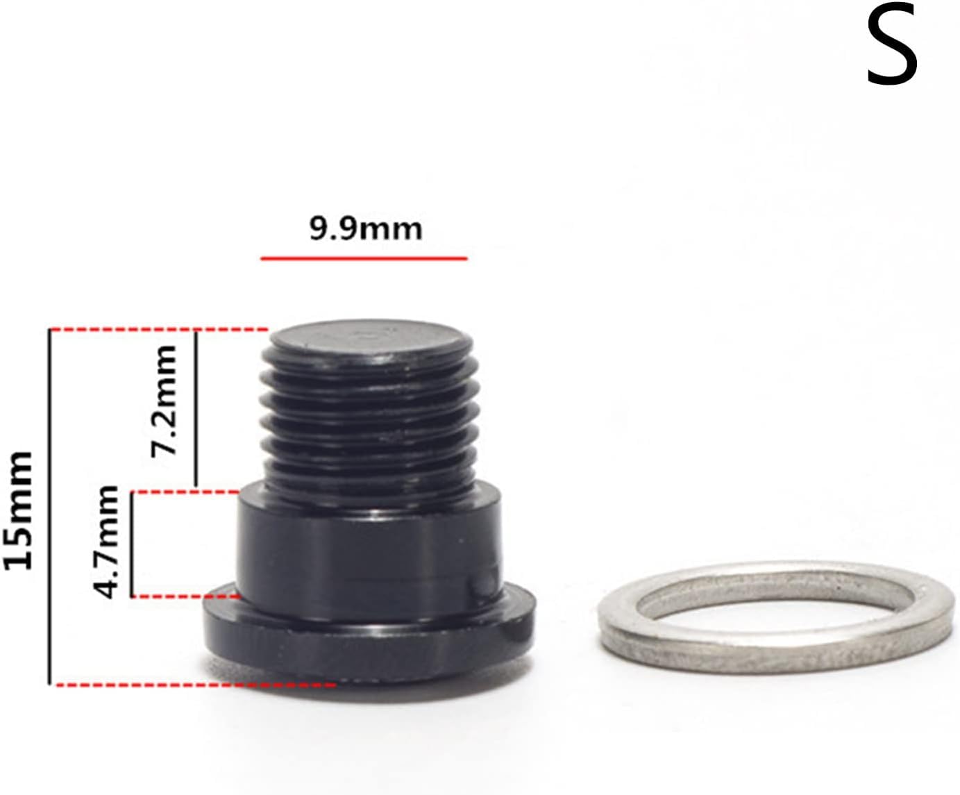 High-Quality Steel Black Bicycle Rear Derailleur Screws - Tx35/Tz50 Bike Derailleur Fixing Bolts for Mountain Bikes & Road Bikes | Perfect for Rear Derailleur Installation, Maintenance, and Wheel Adjustment