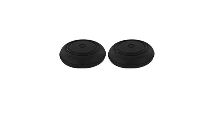 WhiteCrystal UFO Design Soft Silicone Thumb Grip Caps - 2PCS Joystick Controller Cover for Nintendo Switch/OLED/Switch Lite (Black) - Enhance Gaming Comfort & Prevent Slipping for Long Play Sessions