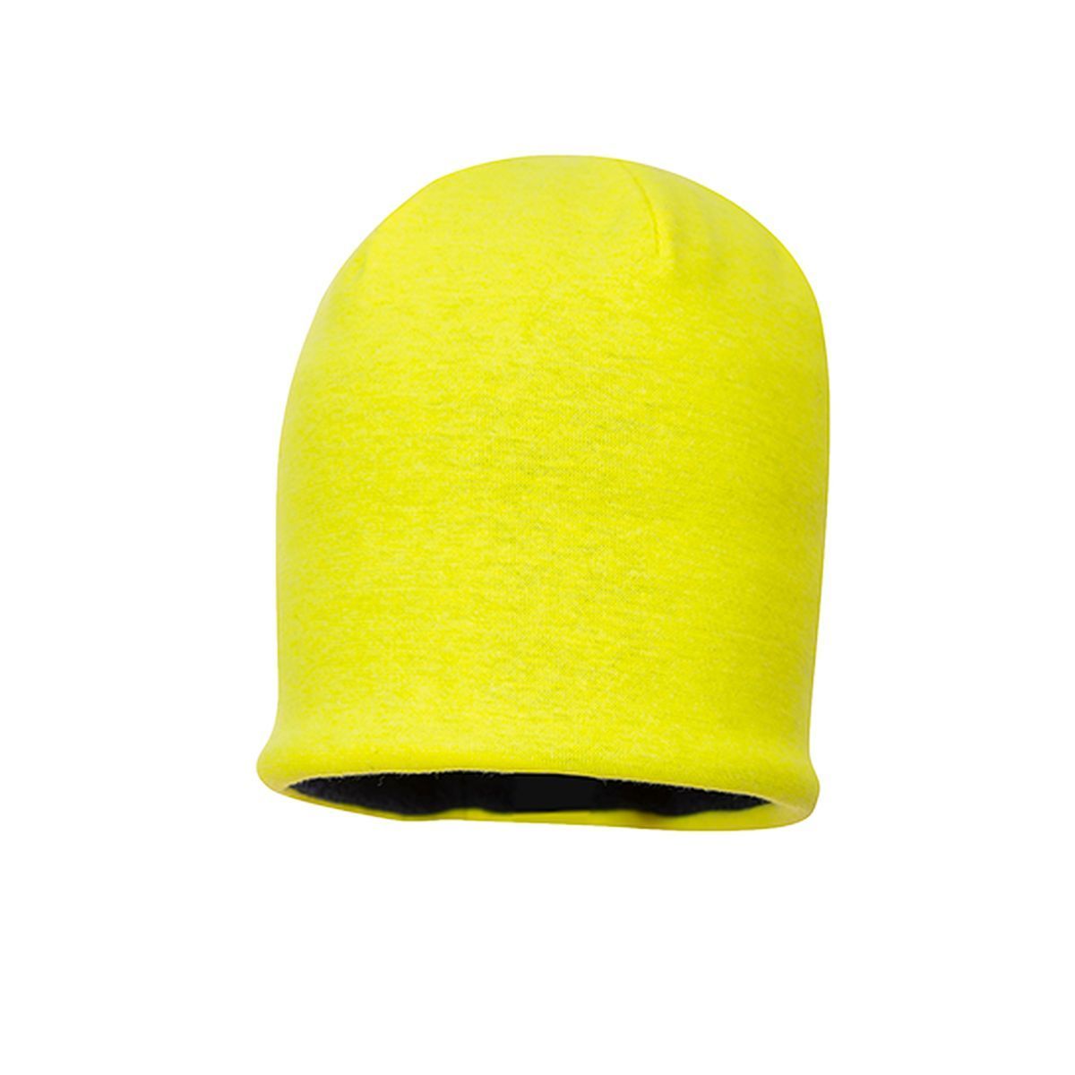 FR17 High Visibility Knitted Beanie - Safety Work Hat for Construction, Road Workers & Outdoor Winter Activities