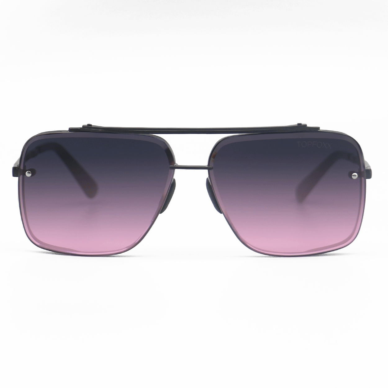 Bella Faded Purple and Pink Tangle-Free Aviator Sunglasses for Women - UV Protection, Lightweight & Stylish - Perfect for Driving, Beach, and Outdoor Activities