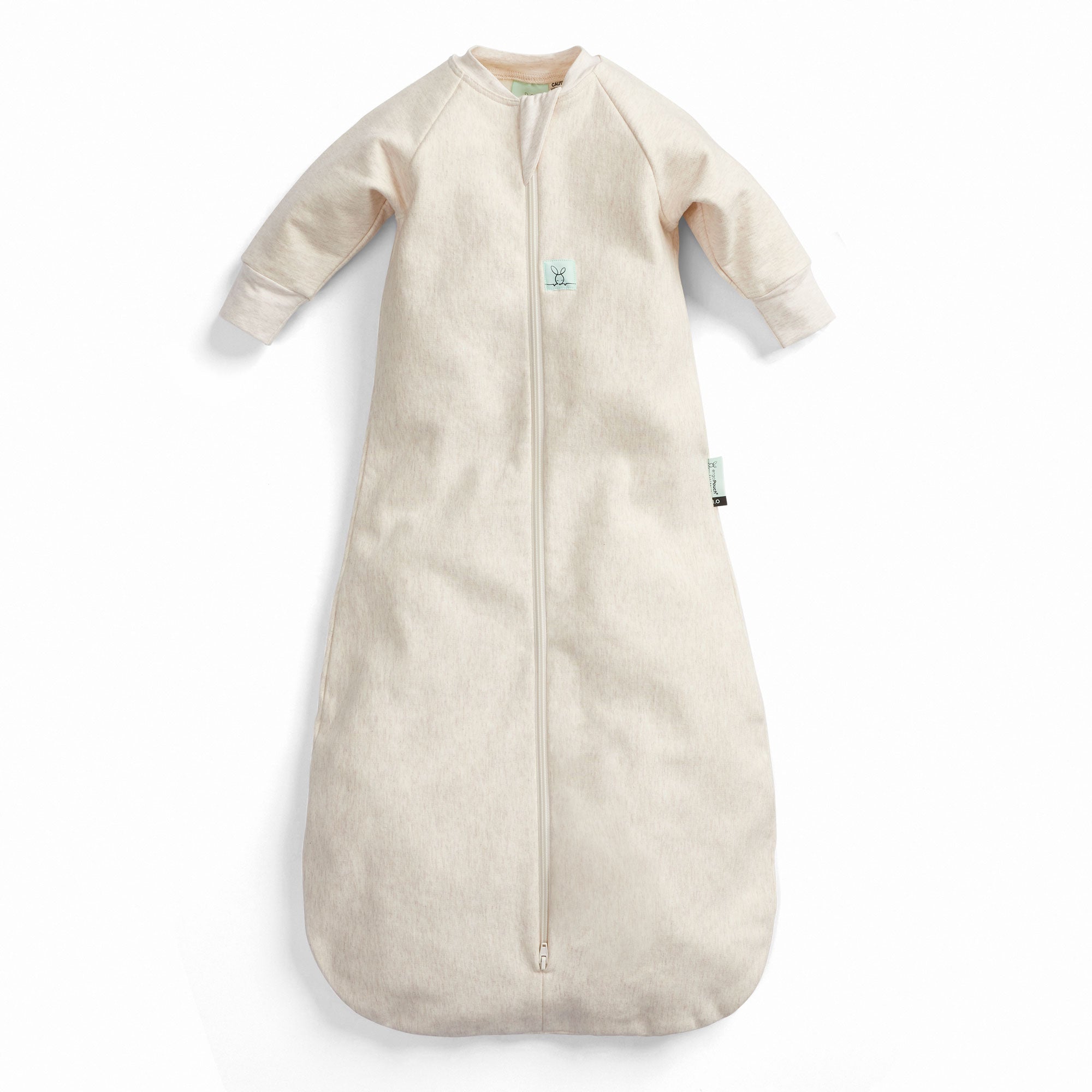 ErgoPouch TOG 1.0 Long Sleeve Baby Sleeping Bag - Soft Oatmeal Marle for Safe & Comfortable Infant Sleep - Perfect for Nursery, Daycare & Travel