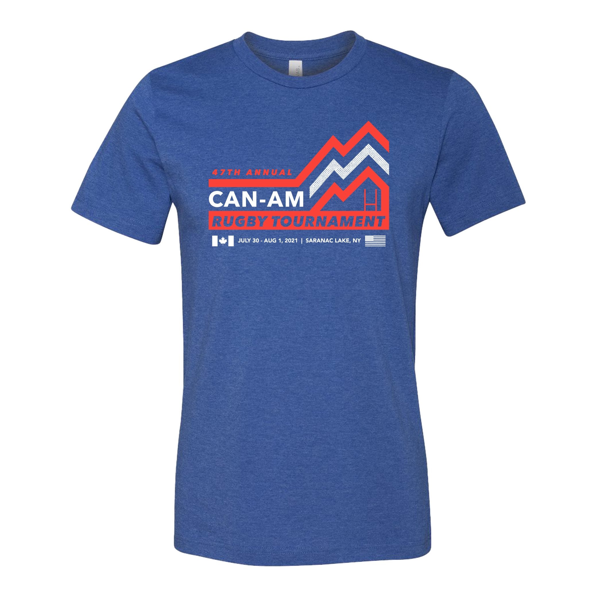2021 CAN AM Tournament T-Shirt - Men's Comfortable Cotton Tee for Sports Fans & Casual Wear - Perfect for Golf, Fishing, and Outdoor Events