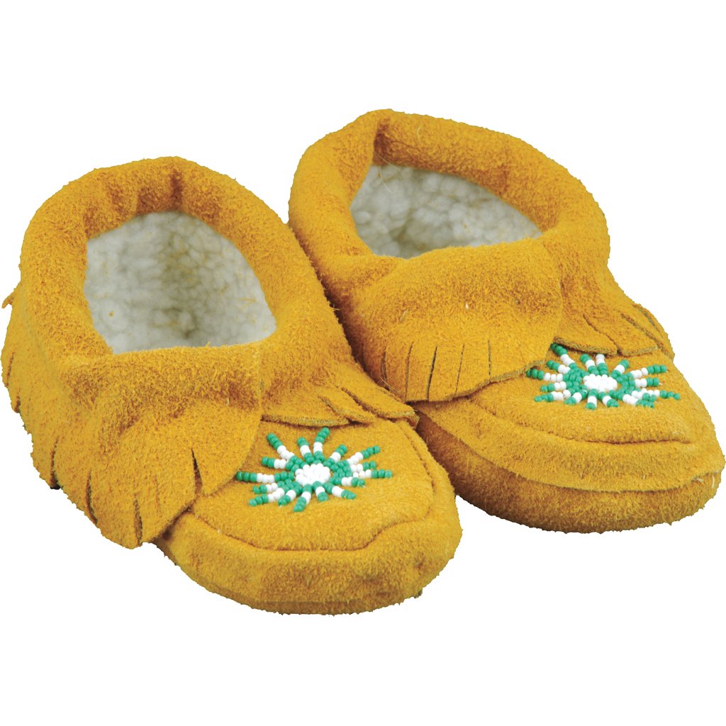 Handmade Youth Moccasins - Soft Leather Comfort Shoes for Boys & Girls | Perfect for Indoor Wear, Outdoor Play & Casual Occasions