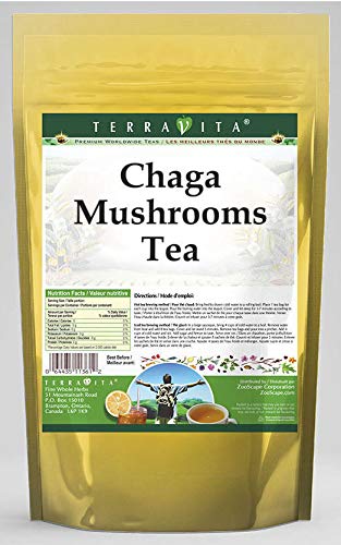 Organic Chaga Mushroom Tea Bags - 3 Pack (75 Tea Bags Total) | Immune Support & Antioxidant Boost | Perfect for Morning Energy & Relaxation