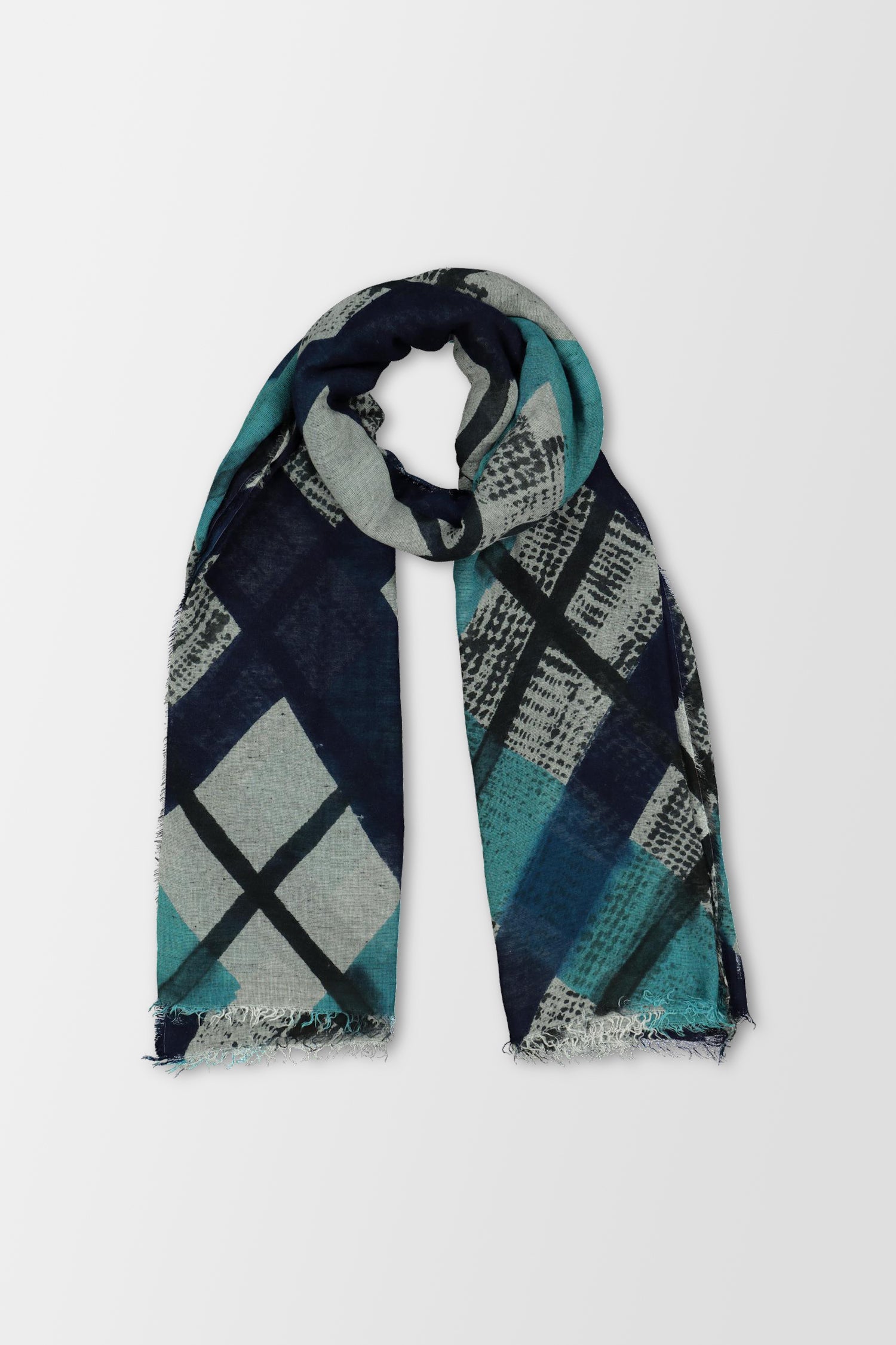 Faliero Sarti Multicolor Trullo Shawl - Premium Italian Cashmere Wrap for Women | Perfect for Travel, Office & Evening Events