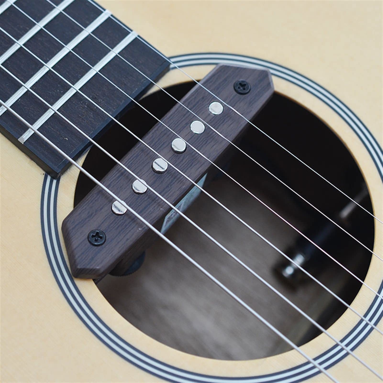 TSTS Passive Acoustic Guitar Pickup - Humbucker Soundhole Preamp with Tone & Volume Control for Clear, Natural Sound | Perfect for Live Performances, Studio Recording & Acoustic Amplification