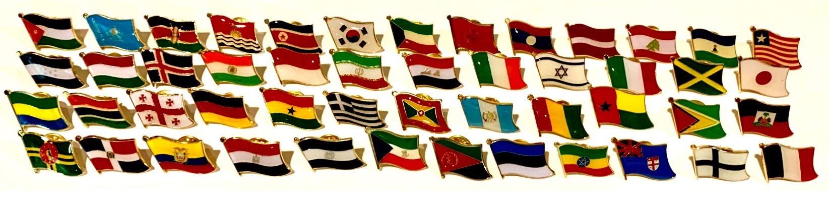 United Nations World Flag Pin Badge Set - 193 Country Flags Collection, UN Member States Lapel Pins for Collectors, Diplomats & Travel Enthusiasts - Perfect for Gifts, Conferences & International Events