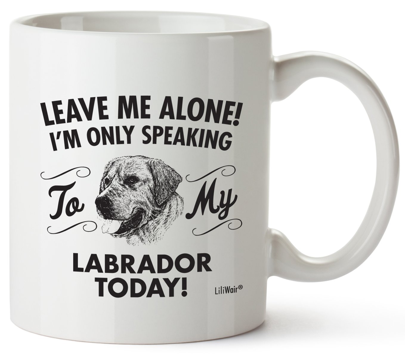 Funny Labrador Mom & Dad Coffee Mug - Best Christmas & Birthday Gift for Dog Lovers - Cute Labrador Retriever Themed Ceramic Cup for Home, Office & Pet Decor - Perfect for Coffee, Tea & Hot Drinks